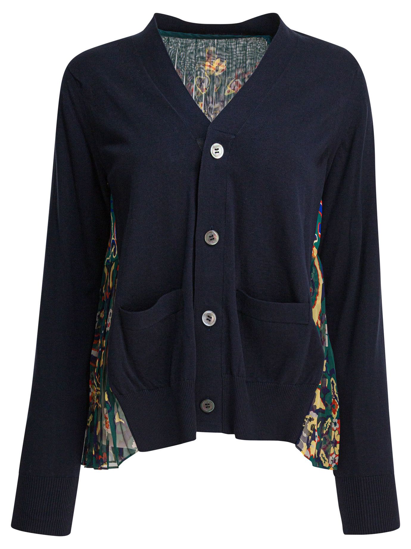 Sacai Sacai Cardigan With Floral Print tag size 2 Women - USA Duties Paid Size M / US 6-8 / IT 42-44 - 1 Thumbnail