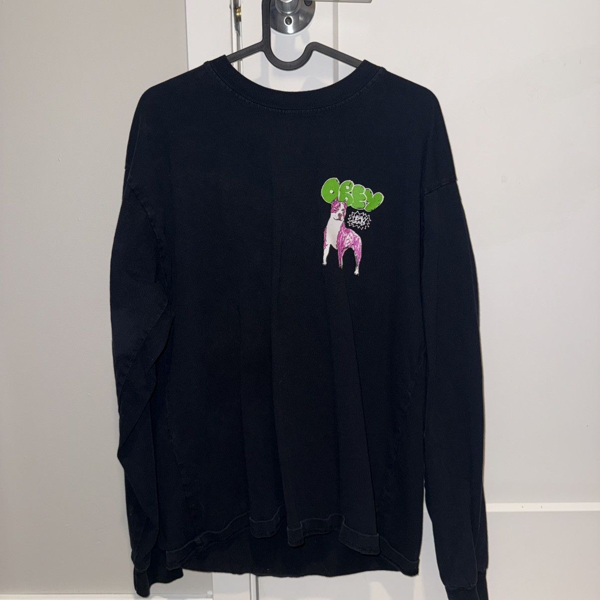 Obey Obey Heavy Sound Dog Longsleeve Tee Size US M / EU 48-50 / 2 - 1 Thumbnail