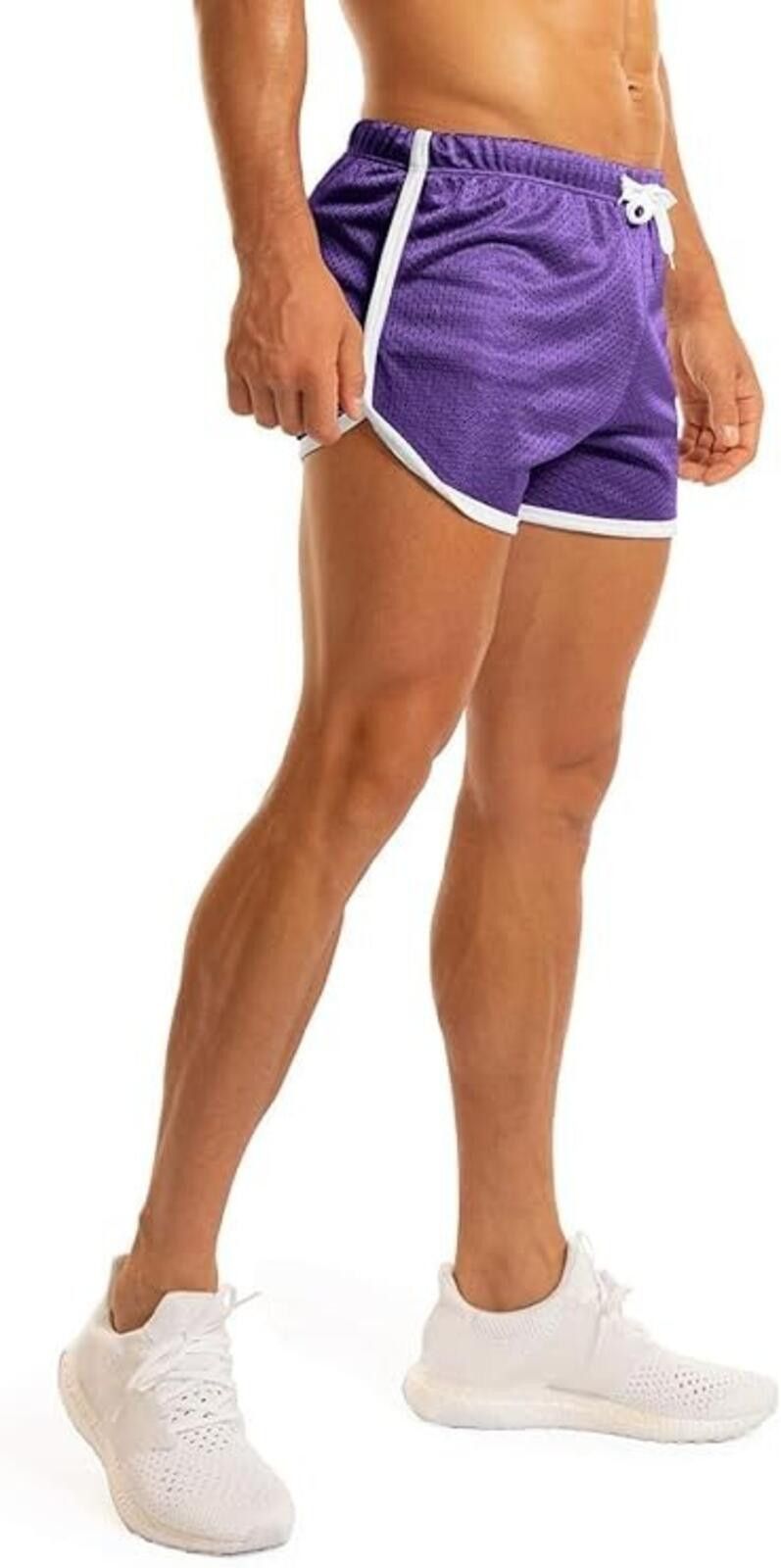 The Unbranded Brand AIMPACT Men's Shorts 3 inch Retro Workout Running Gym Shorts Size US 34 / EU 50 - 6 Thumbnail