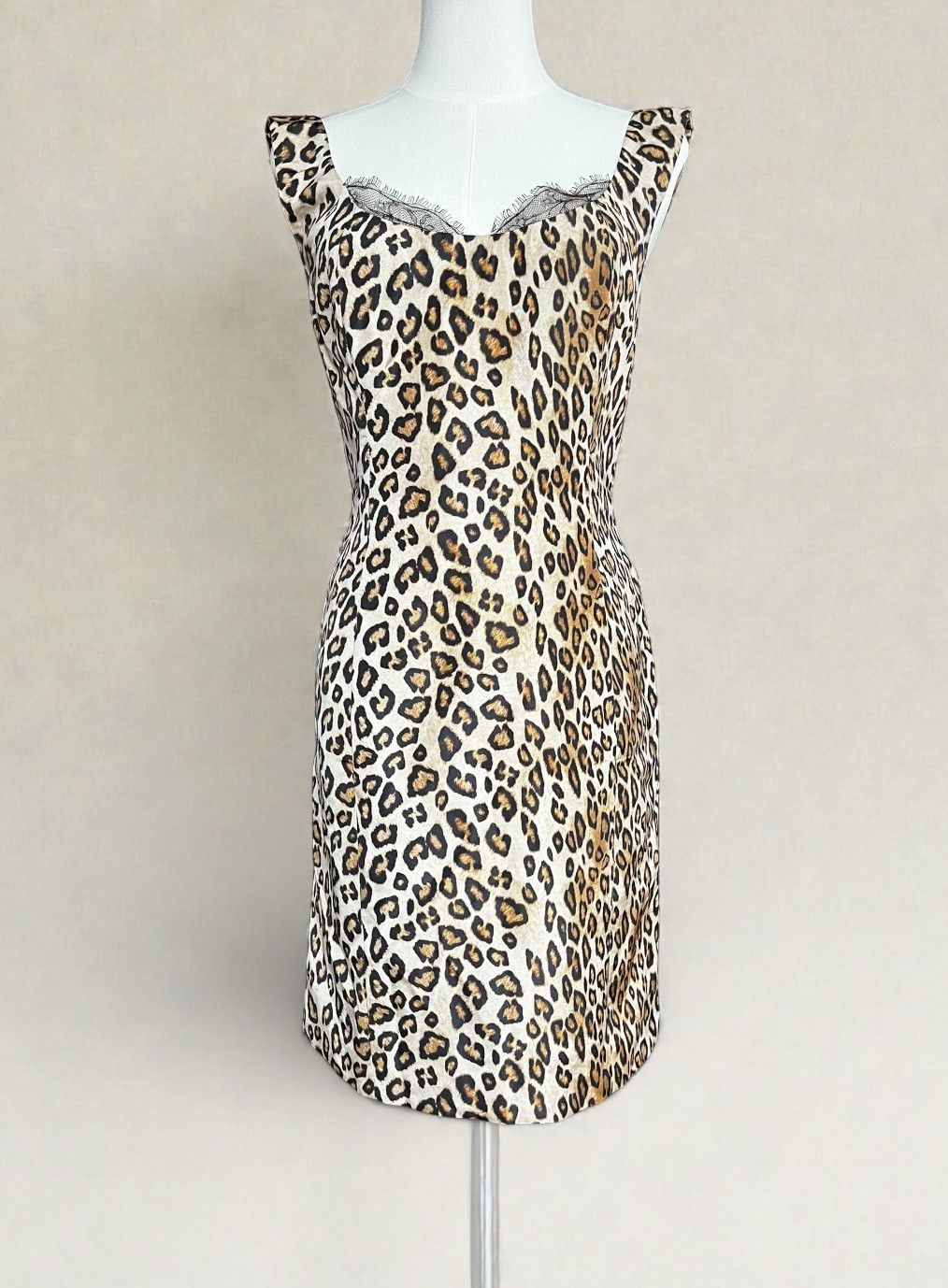 Alexander McQueen Alexander McQueen A/W 2005- Silk Leopard Dress Size S / US 4 / IT 40 - 2 Thumbnail
