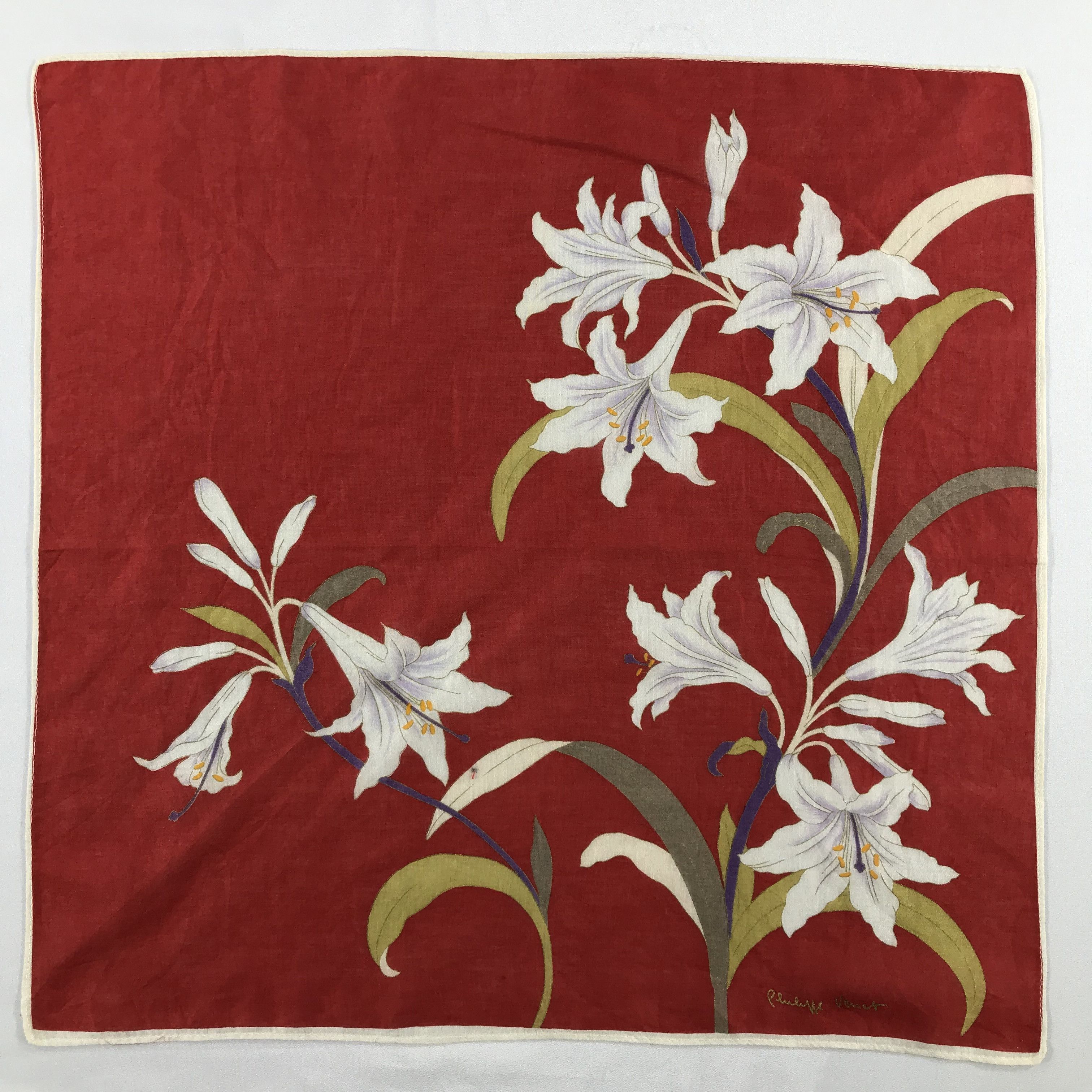 Vintage Philippe Venet Bandana / Handkerchief / Neckerchief - S1984 Size ONE SIZE - 1 Thumbnail