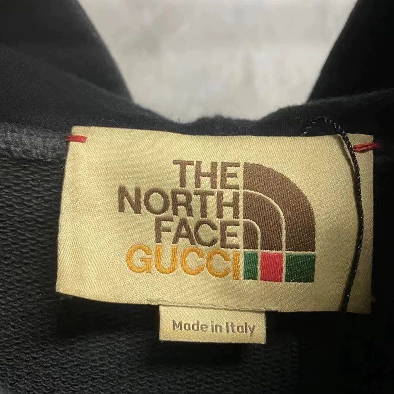 Gucci Gucci The north face's latest black printed logo hoodie 250 Size US M / EU 48-50 / 2 - 3 Thumbnail
