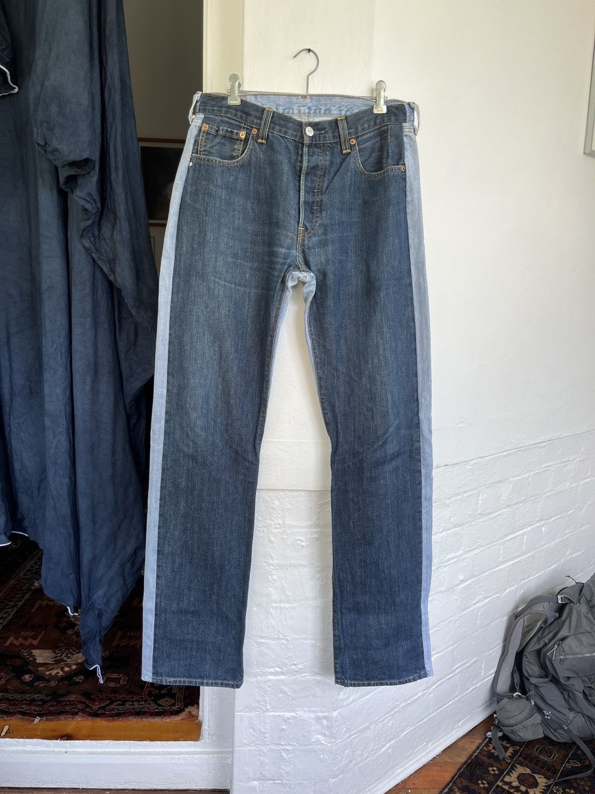 image of Bless Reworked Levis 501 in Blue, Men's (Size 32)