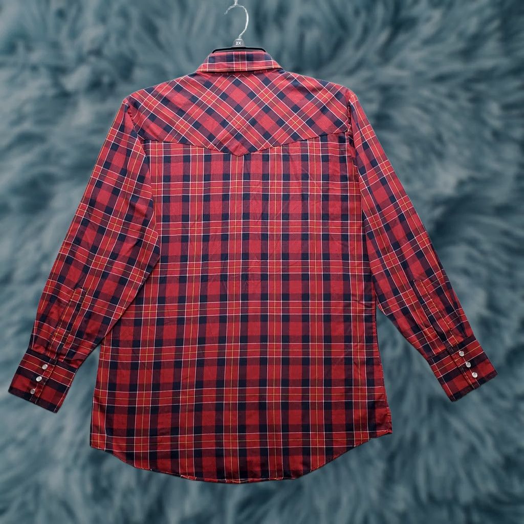 Vintage Ely Cattleman Western Shirt Mens M Multi Plaid Long Sleeve Pearl Snap Front EUC Size US M / EU 48-50 / 2 - 1 Thumbnail