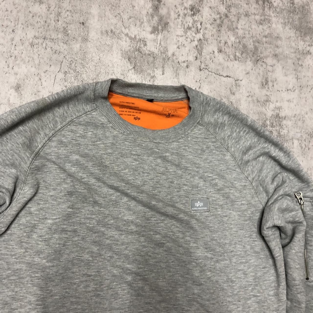 Alpha Industries Alpha Industries grey crewneck sweatshirt Size US M / EU 48-50 / 2 - 2 Thumbnail