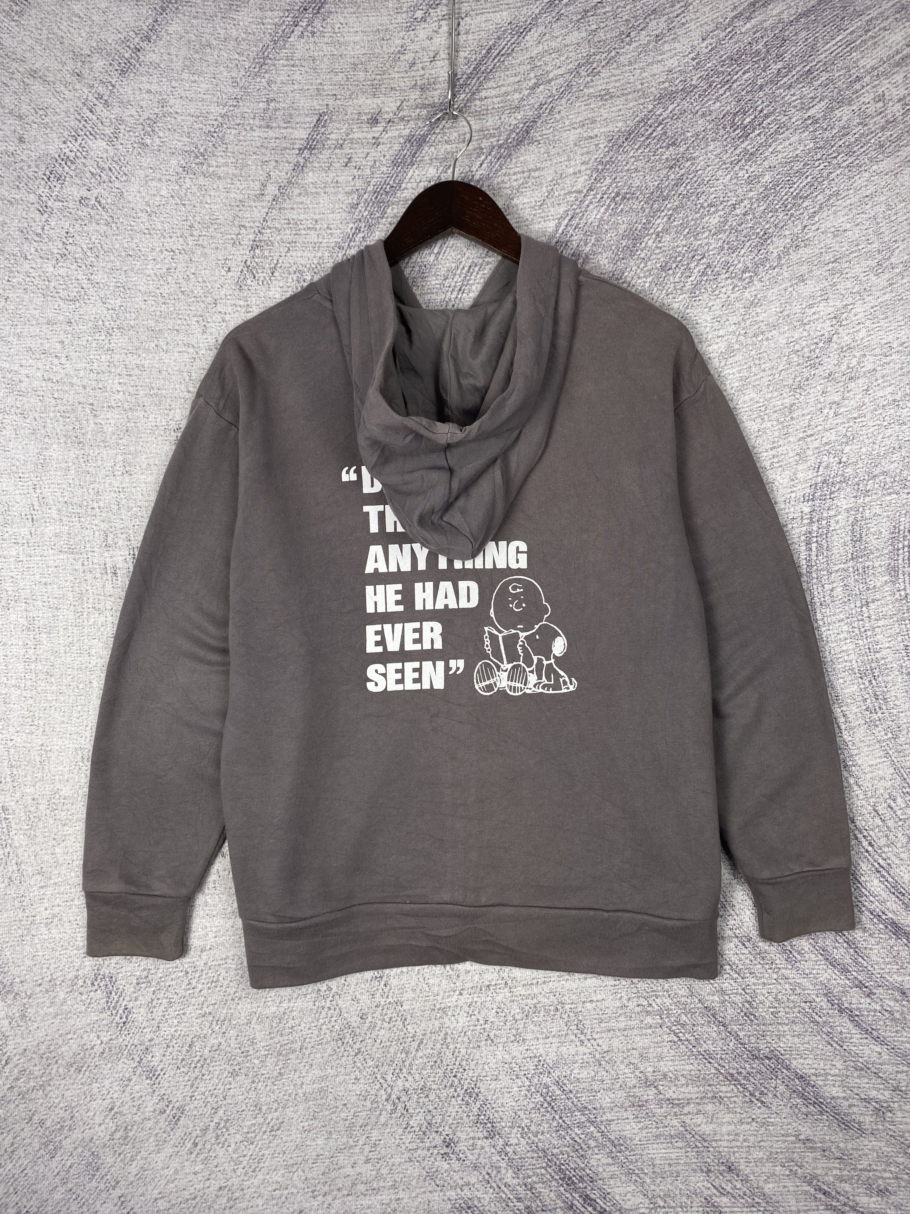 Peanuts Vintage Peanuts Zip Up Hoodies Size US S / EU 44-46 / 1 - 6 Thumbnail