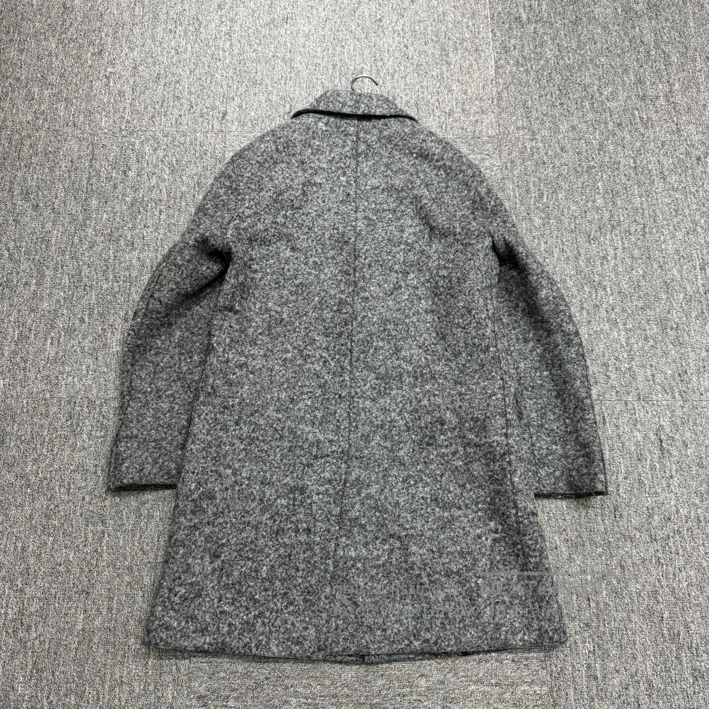 Neil Barrett Gray Wool Blend Long Coat - Size S. Size US S / EU 44-46 / 1 - 5 Thumbnail