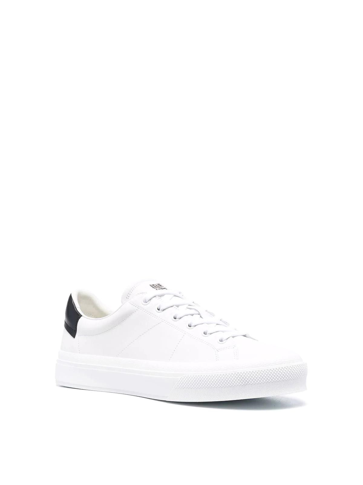 Givenchy o1w1db10925 City Sport Lace-Up Sneakers in White/Black Size US 7 / EU 40 - 2 Thumbnail