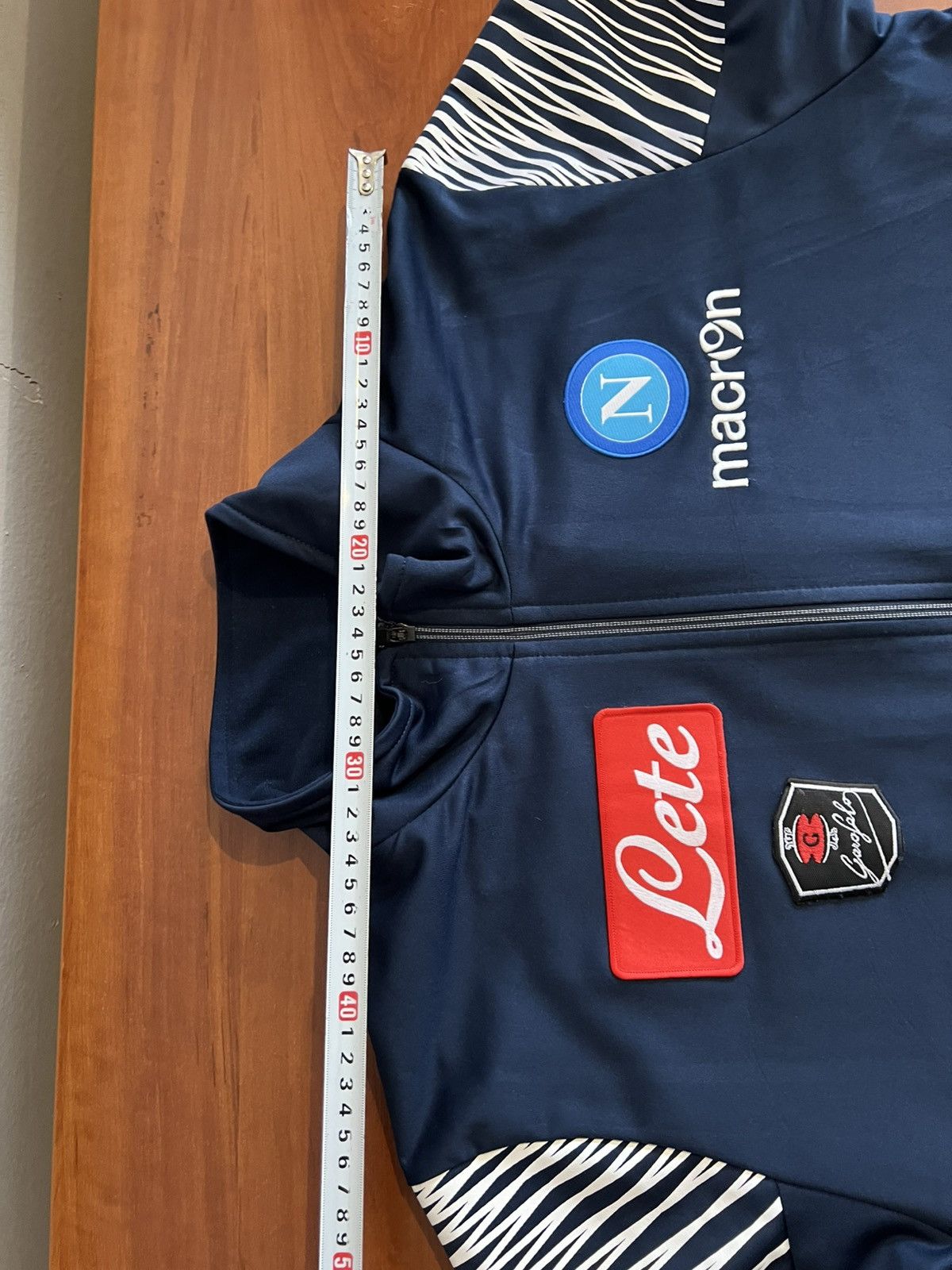 Macron 2015/16 NAPOLI SSC TRAINING SOCCER FOOTBALL ZIP JACKET XXL Size US XXL / EU 58 / 5 - 19 Thumbnail