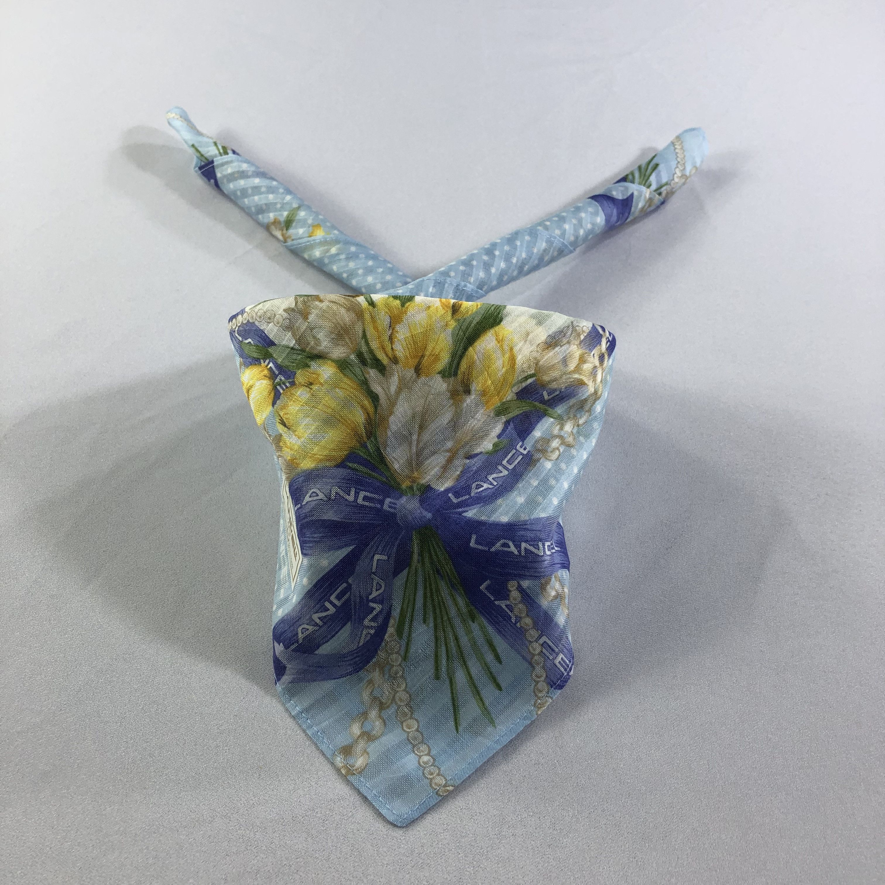 Lancel × Vintage Lancel Handkerchief Neckerchief Bandana H1712 Size ONE SIZE - 1 Thumbnail