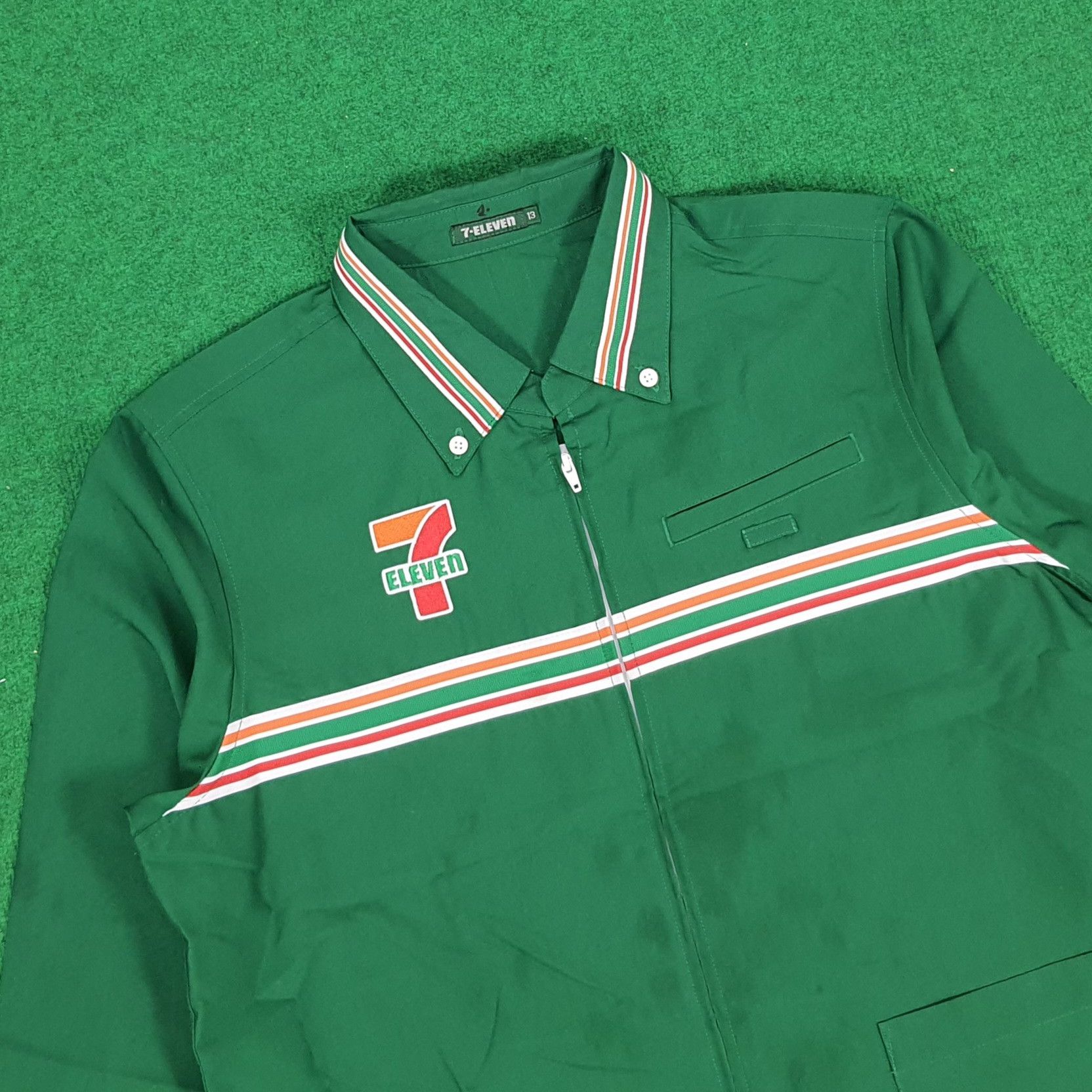 Japanese Brand × Vintage Vintage 7 Eleven Japan Mart Staff Unifrom Jacket Size M / US 6-8 / IT 42-44 - 2 Thumbnail
