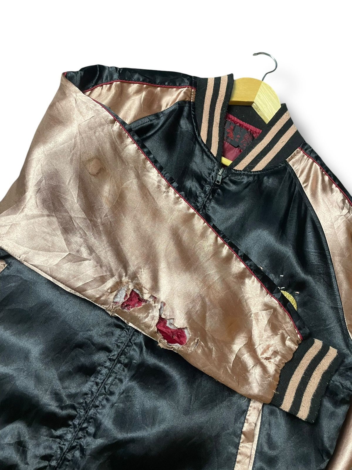 Japanese Brand × Vintage Vintage Japanese Sakura Embroidered Sukajan (105) Size US L / EU 52-54 / 3 - 7 Thumbnail