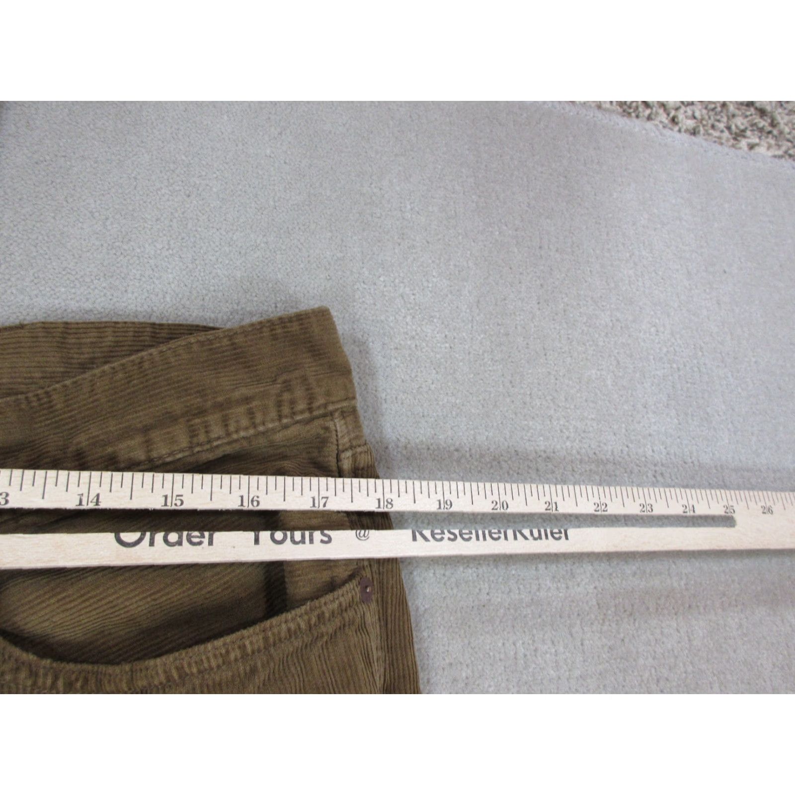 Polo Ralph Lauren Polo Ralph Lauren Pants Mens 36x32 Corduroy Brown Chinos Flat Front Trousers Square Logo Casual Autumn Winter Spring Summer Size US M / EU 48-50 / 2 - 6 Thumbnail