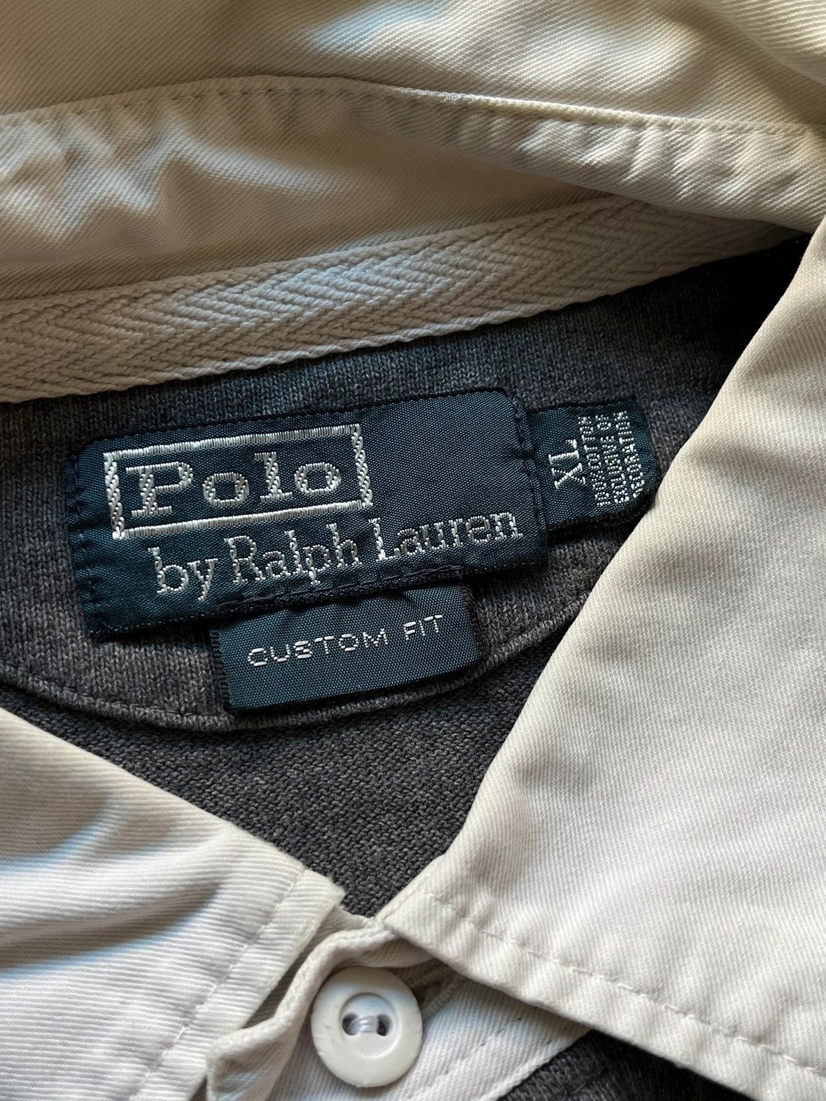 Ralph Lauren Polo Ralph Lauren Sz XL Rugby Shirt Grey 2000s Small Pony Size US XL / EU 56 / 4 - 6 Thumbnail