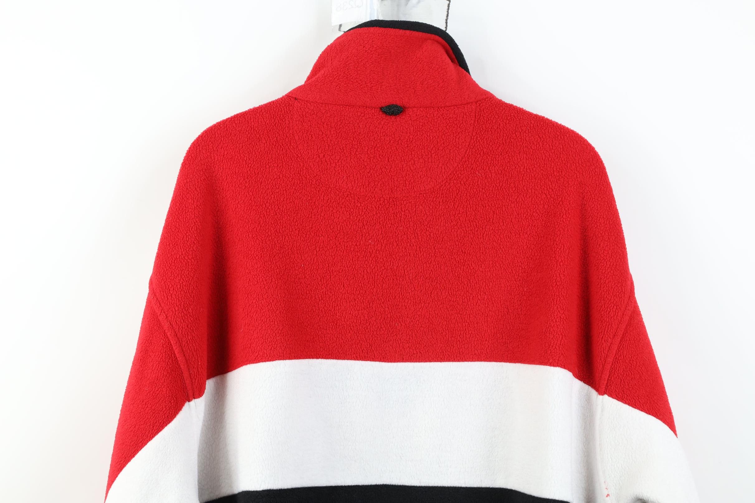 Vintage Vintage 90s Ohio State University 1/4 Zip Fleece Sweater Size US XL / EU 56 / 4 - 12 Thumbnail