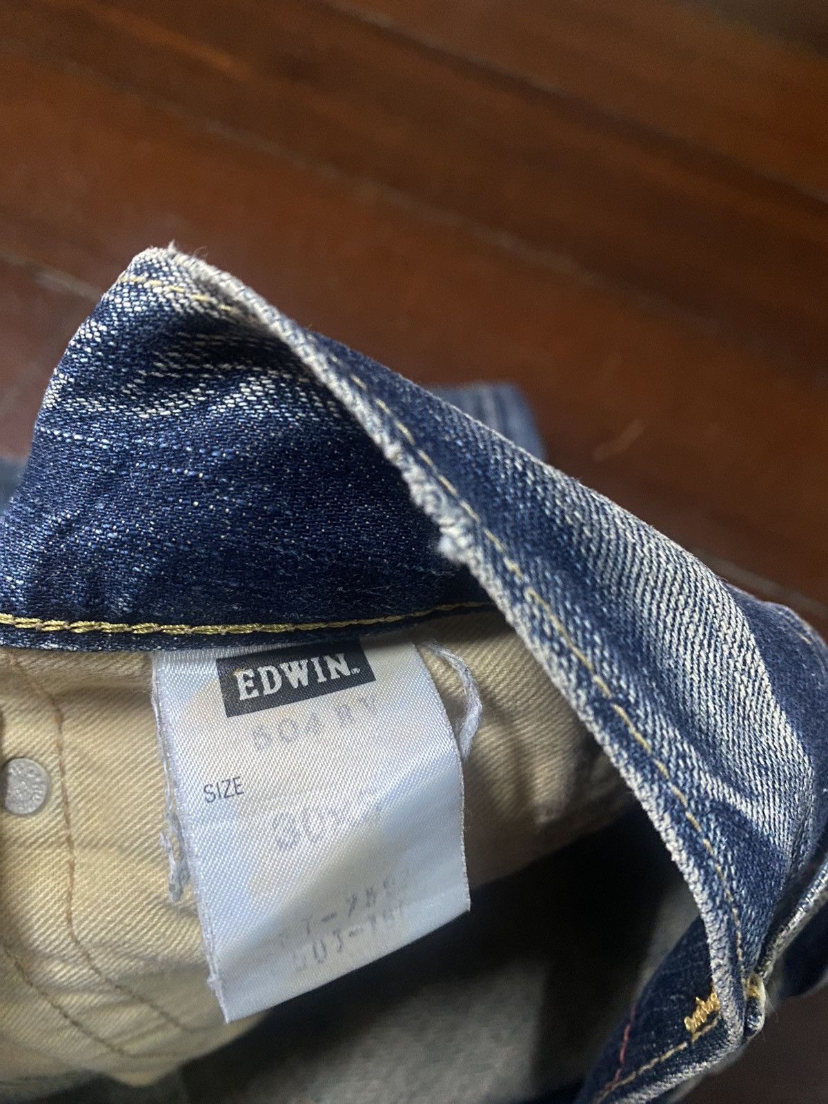 Edwin Rare Vintage Edwin 504 Clawmark Distressed Faded rusty Size US 34 / EU 50 - 19 Thumbnail
