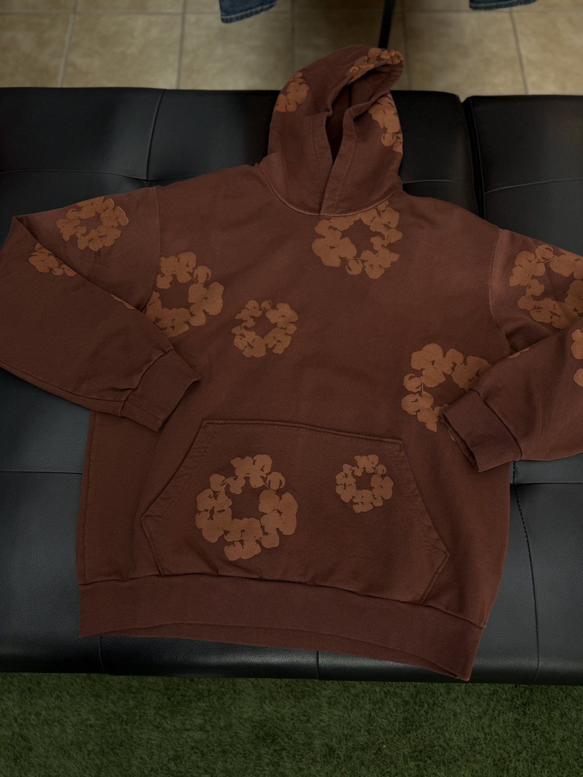 DENIM TEARS Denim Tears Brown Hoodie 2025 Cotton Wreath M (NEW) Size US M / EU 48-50 / 2 - 3 Thumbnail