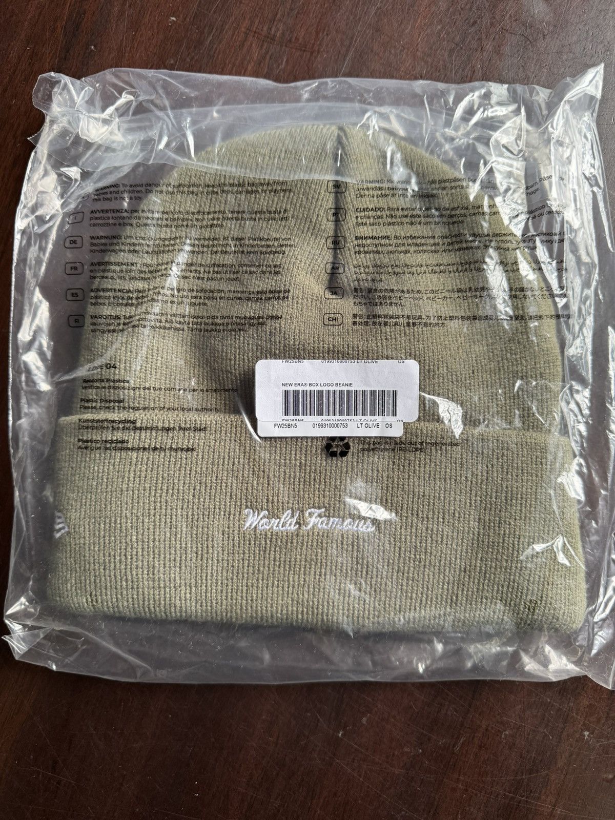 New Era × Supreme Supreme Box Logo Beanie Olive Size ONE SIZE - 2 Thumbnail