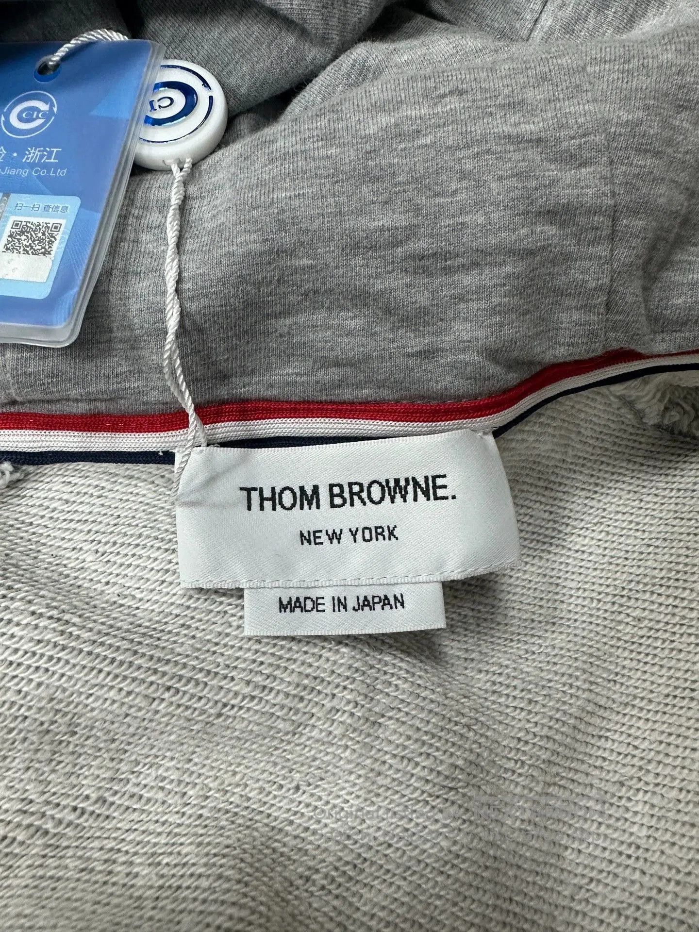 Thom Browne Thom Browne Gray Zip Hoodie. Size US M / EU 48-50 / 2 - 3 Thumbnail