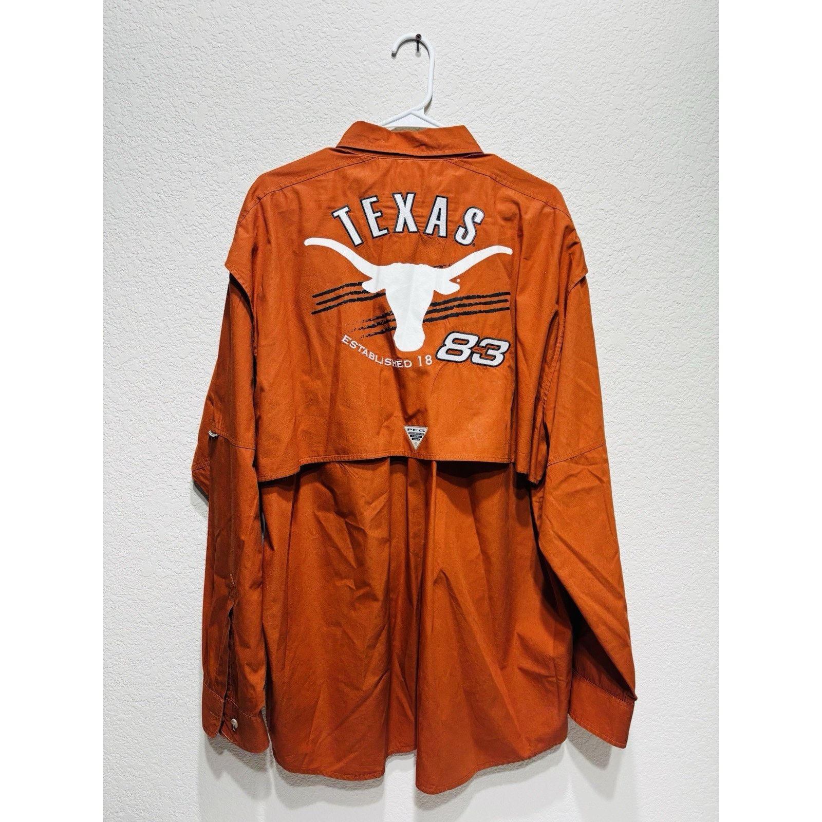 Columbia Texas Longhorns 83 Football Columbia PFG Shirt XL Orange Size US XL / EU 56 / 4 - 1 Thumbnail