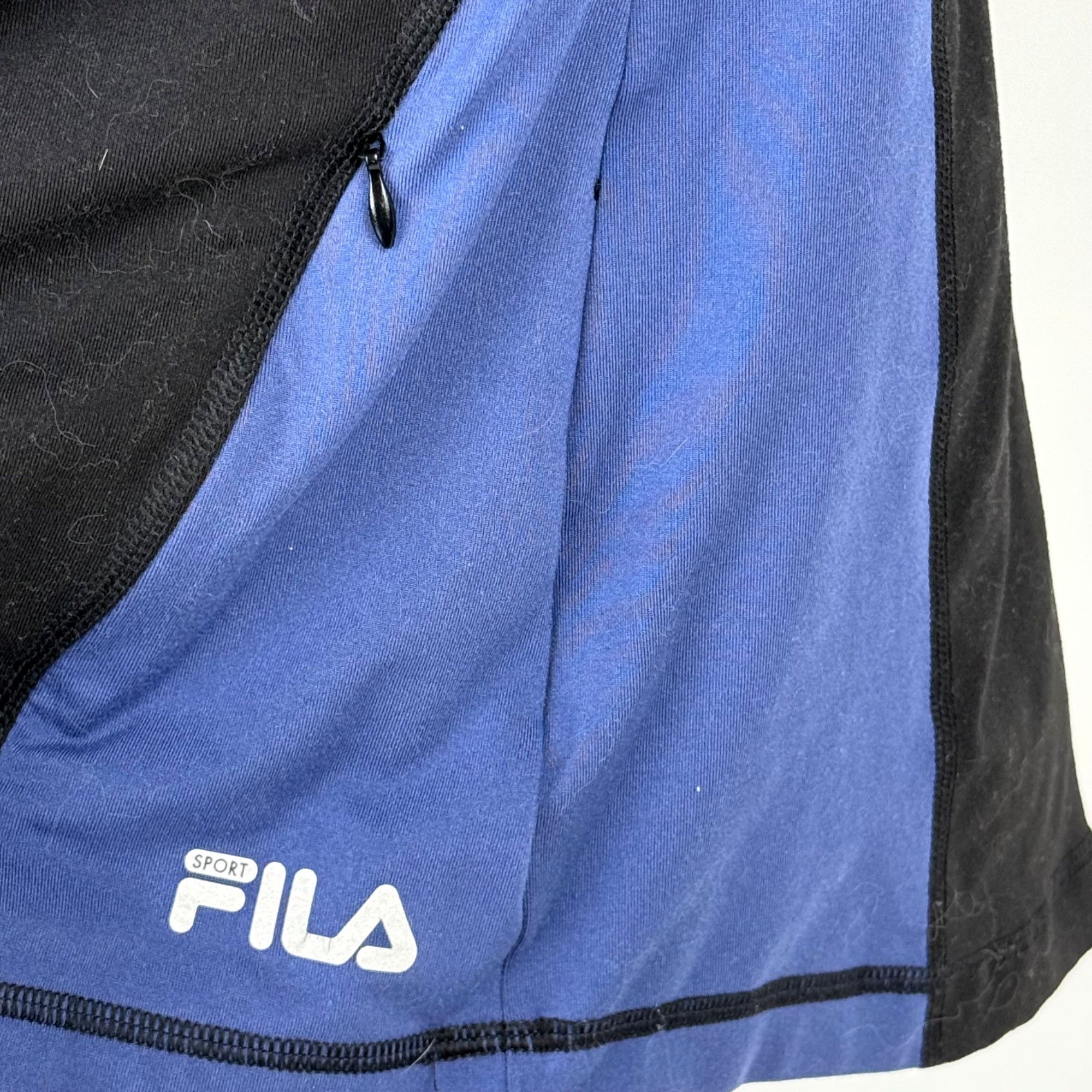 Fila Fila Performance Sport Running 1/4-Zip Top Black Color-Block Size M / US 6-8 / IT 42-44 - 6 Thumbnail