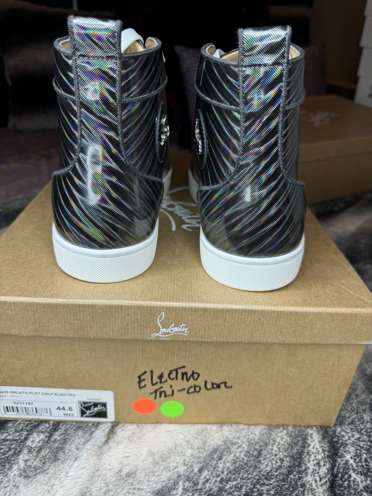 Christian Louboutin Christian Louboutin Flat Calf Electro Multi Size US 11.5 / EU 44-45 - 16 Thumbnail