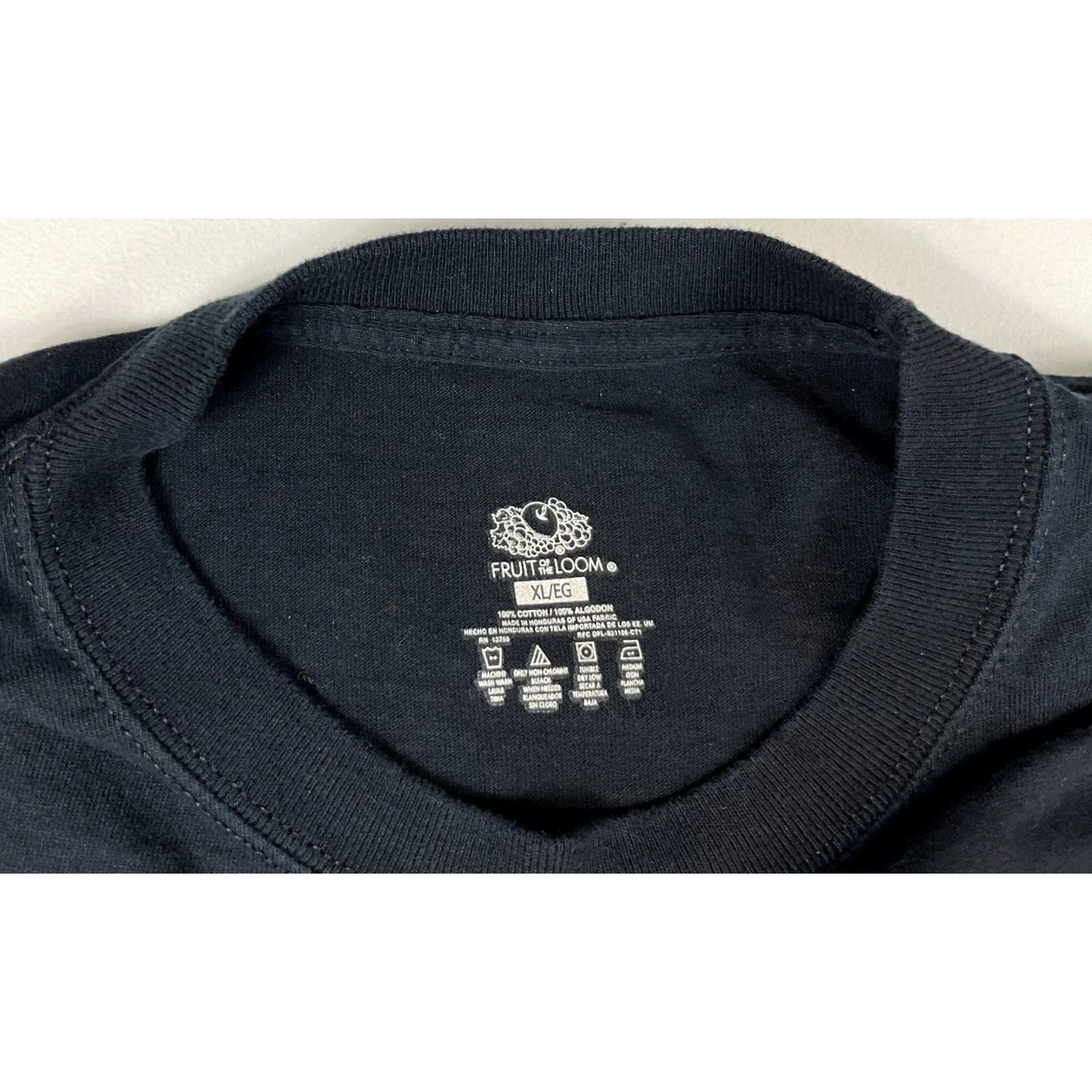 Fruit Of The Loom Disturbed The Disturbed Ones 10,000 Fists Fan Club T-Shirt XL Black Cotton Fruit of the Loom Men Short Sleeve Crew Neck Band Graphic Print Size US XL / EU 56 / 4 - 4 Thumbnail