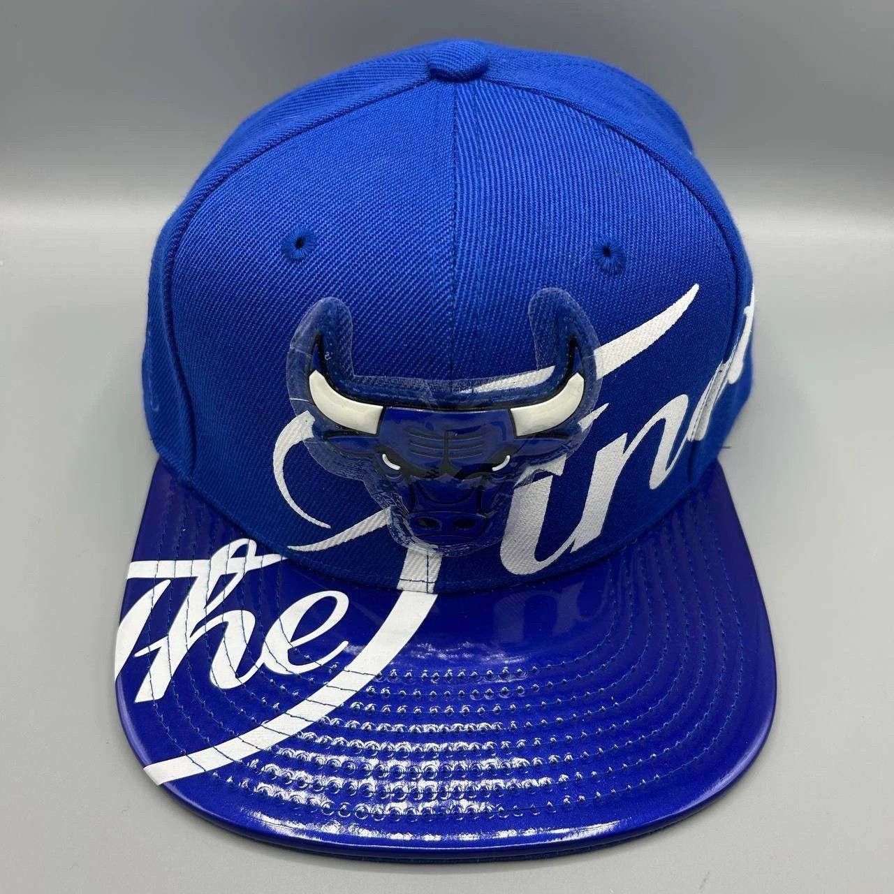 Mitchell & Ness Chicago Bulls NBA Hat Men Blue The Finals Snap Back Cap New Size ONE SIZE - 1 Thumbnail