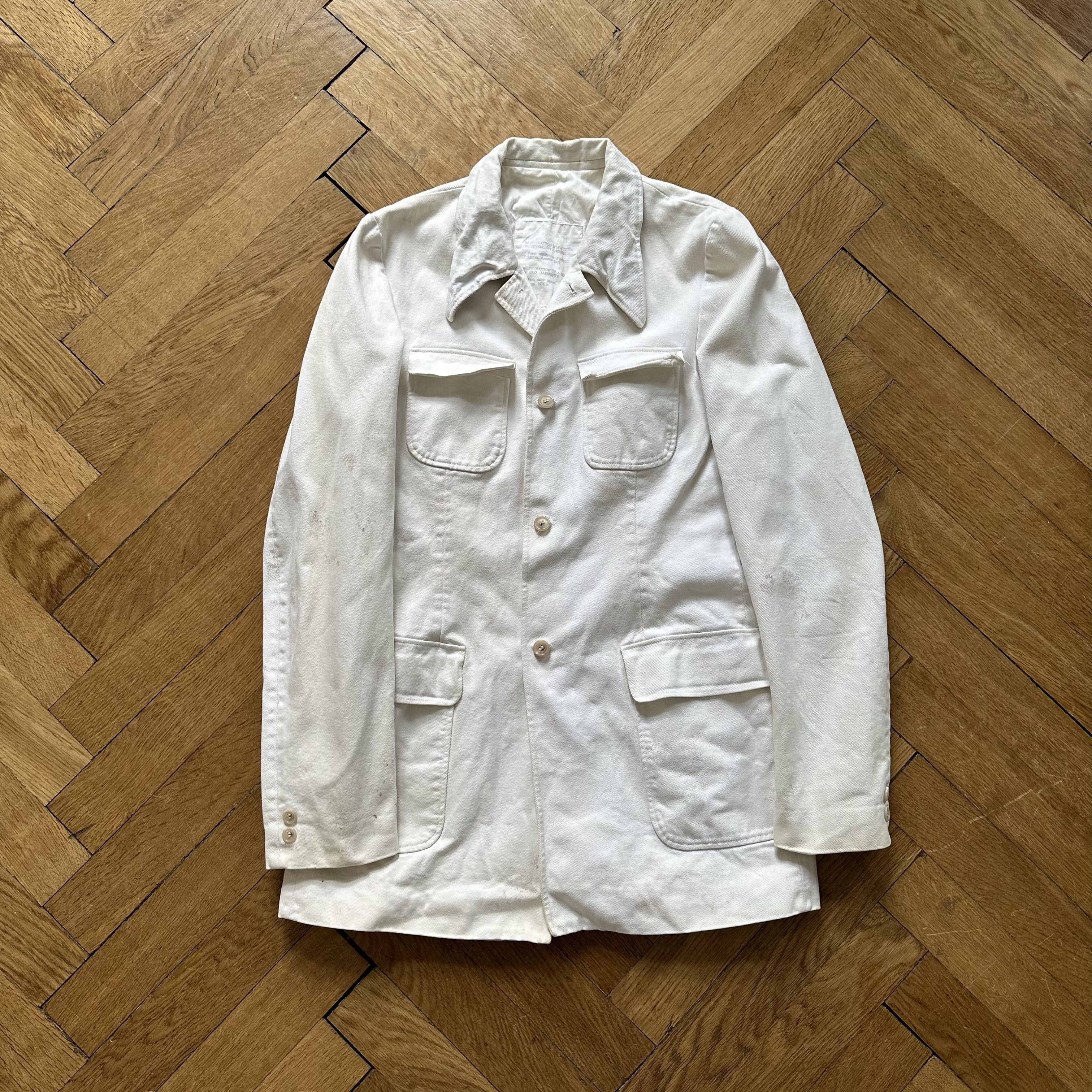 image of Maison Margiela Fw94 Reproduction Man's Safari Jacket in White, Men's (Size Large)