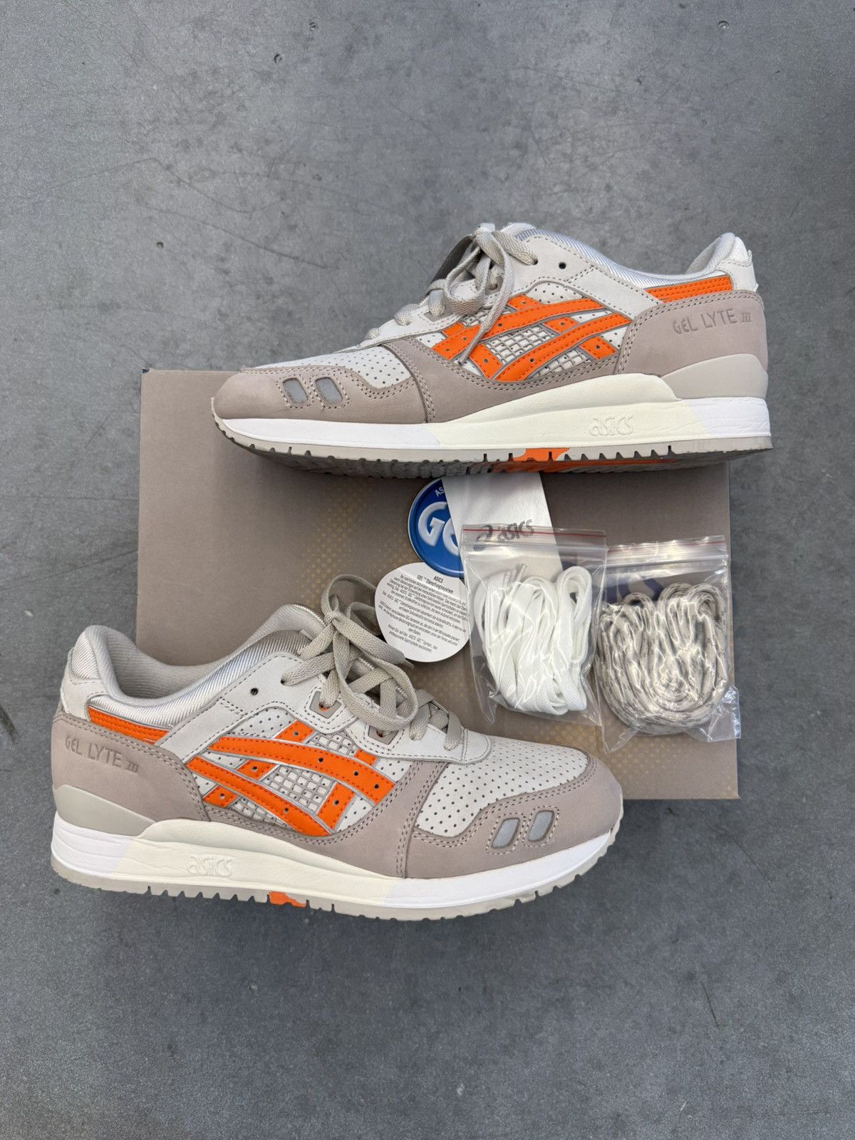 Asics 2023 ASICS Gel-Lyte III Remastered Ronnie Fieg Orange Size US 8.5 / EU 41-42 - 1 Thumbnail