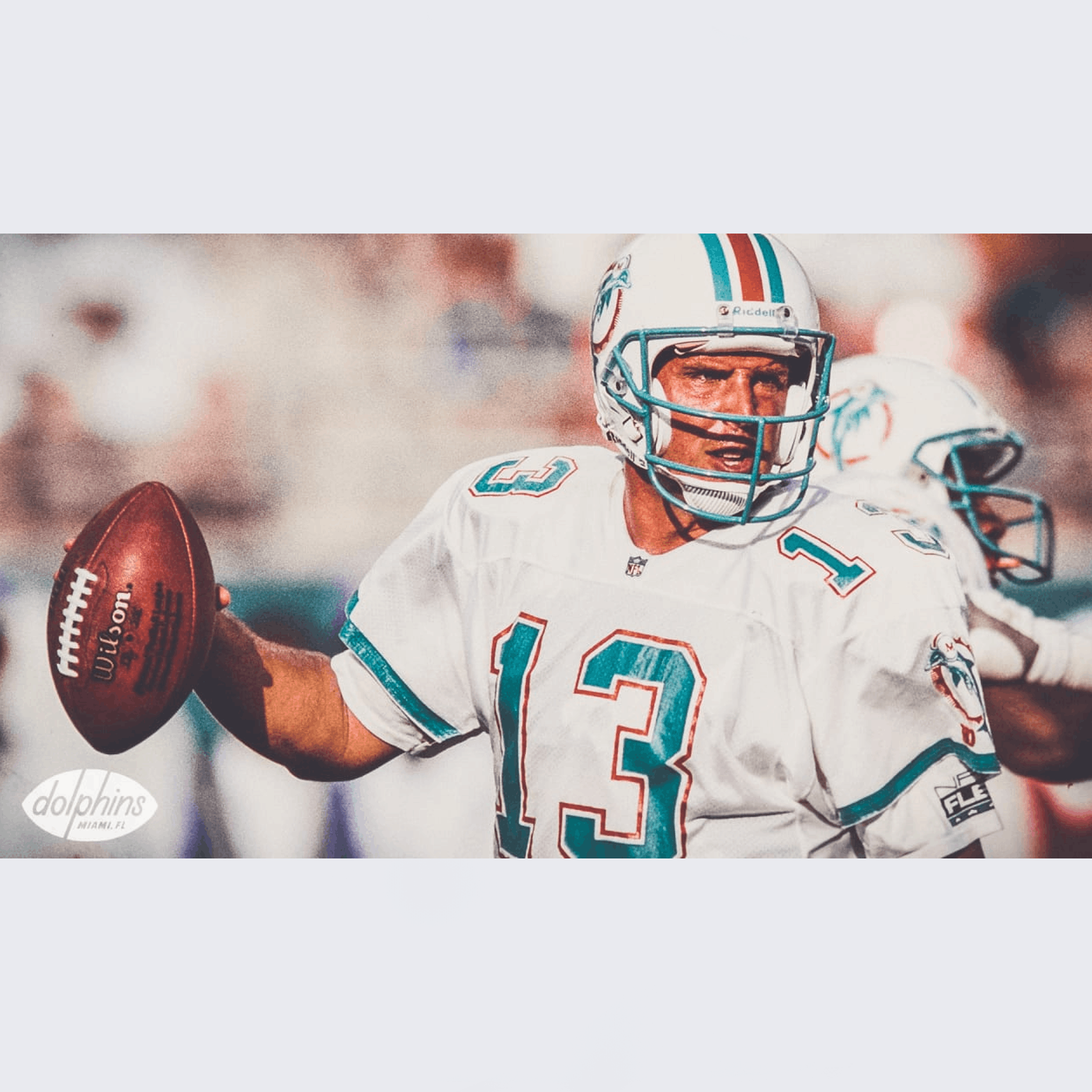 Jeff Hamilton Miami Dolphins Vintage Dan Marino Football Jersey Size US XXL / EU 58 / 5 - 3 Thumbnail