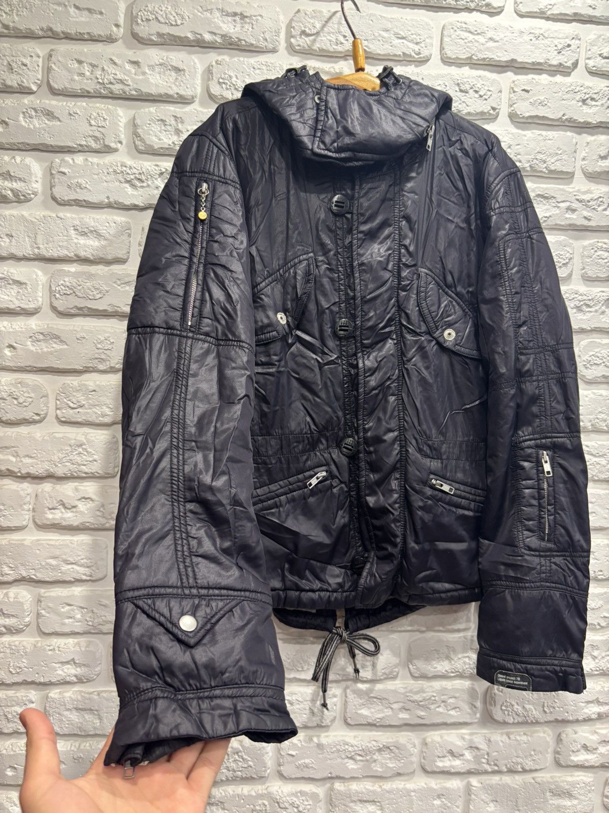 Diesel × Japanese Brand Diesel nylon jacket with hood, size S Size US S / EU 44-46 / 1 - 4 Thumbnail