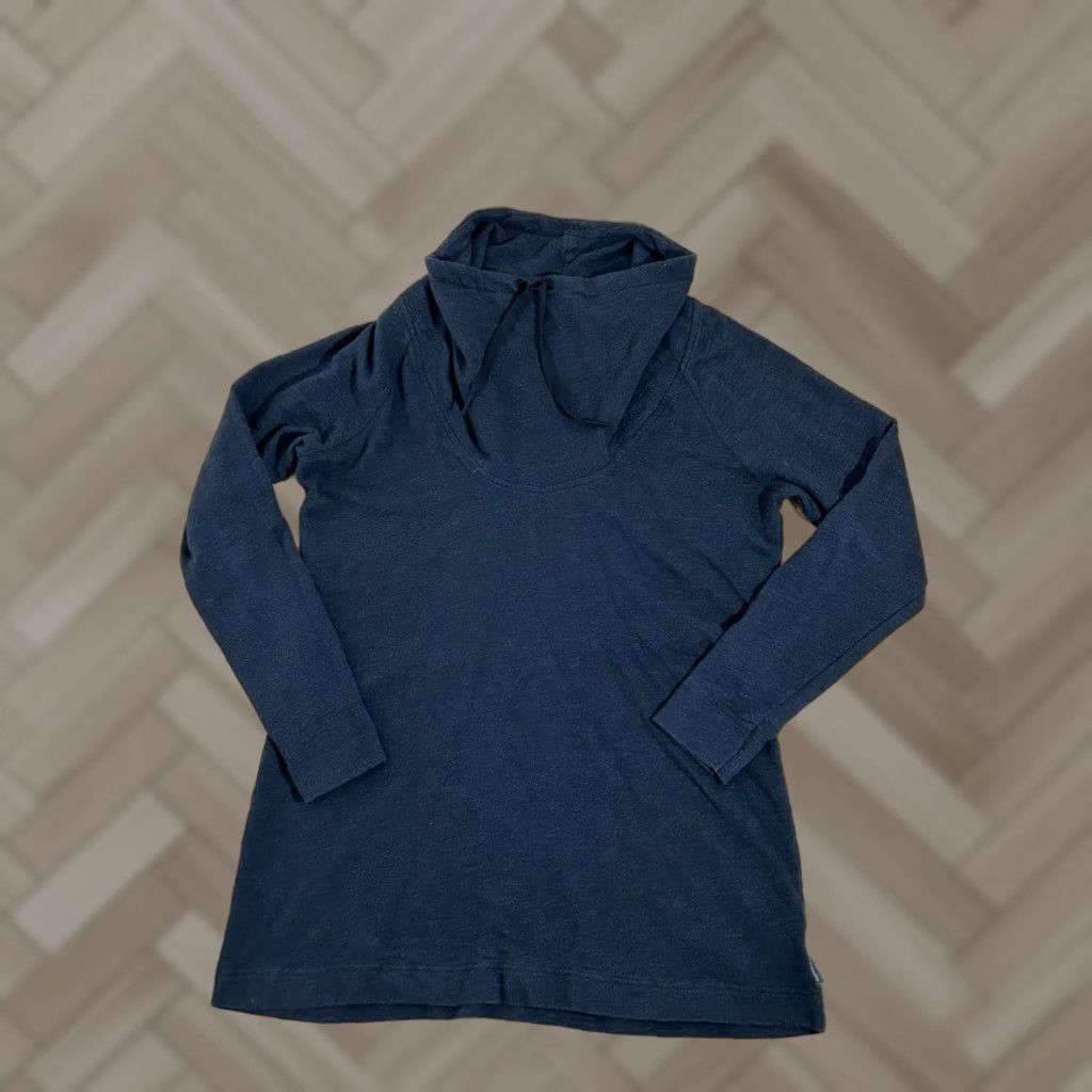 Vintage Columbia Sweater Women Dark Gray High Neck Pullover L / Large Size Regular Knit Shirt? Size L / US 10 / IT 46 - 1 Thumbnail