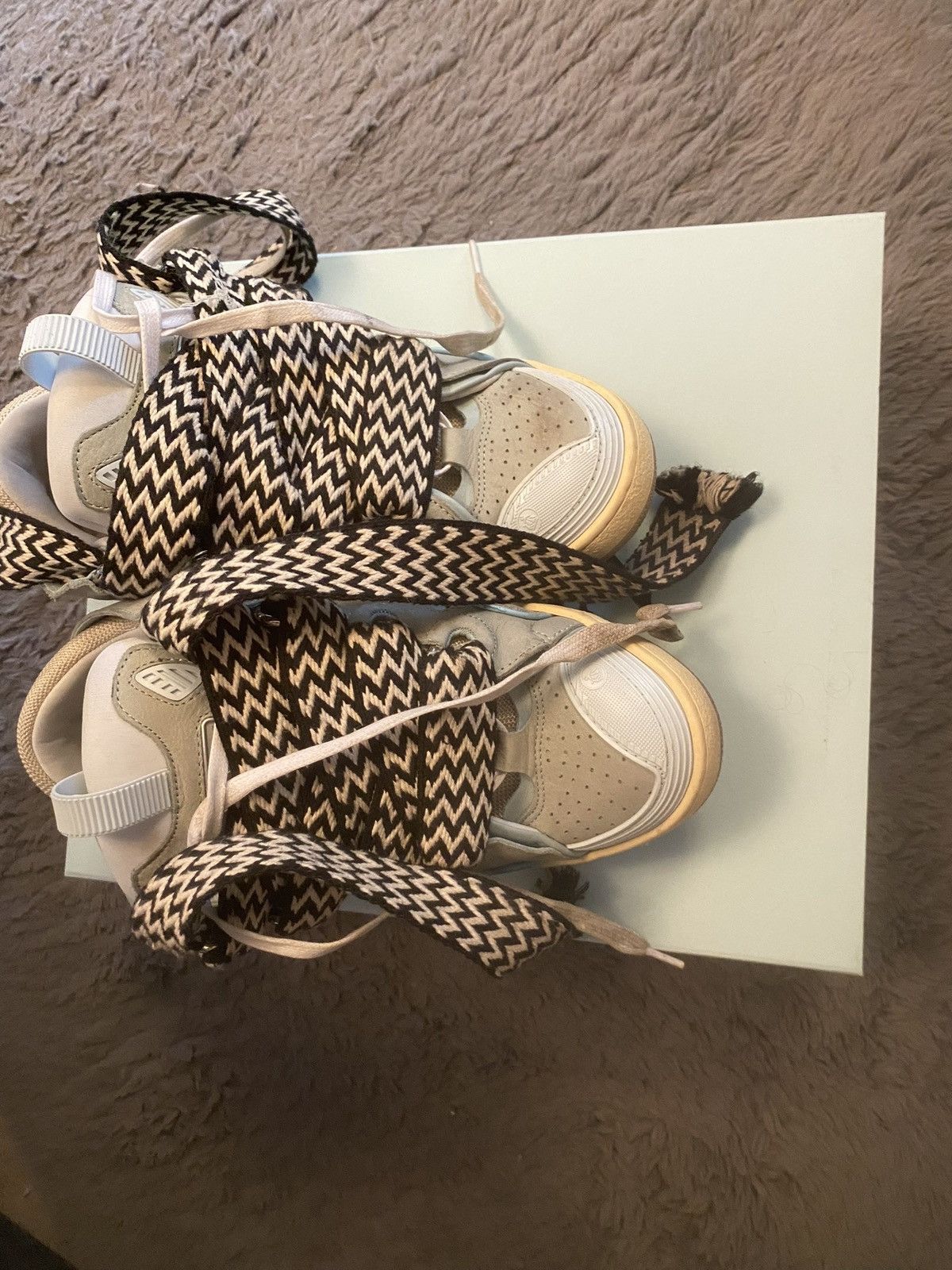 Lanvin Curb lace-up sneakers Size US 8 / IT 38 - 3 Thumbnail