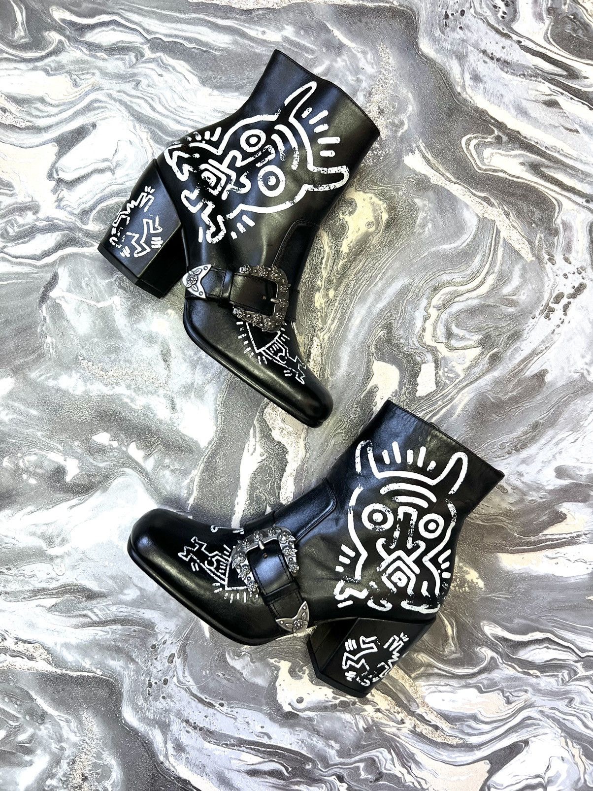 Coach × Keith Haring Coach x Keith Haring crazy graffiti boots Size US 7.5 / IT 37.5 - 4 Thumbnail