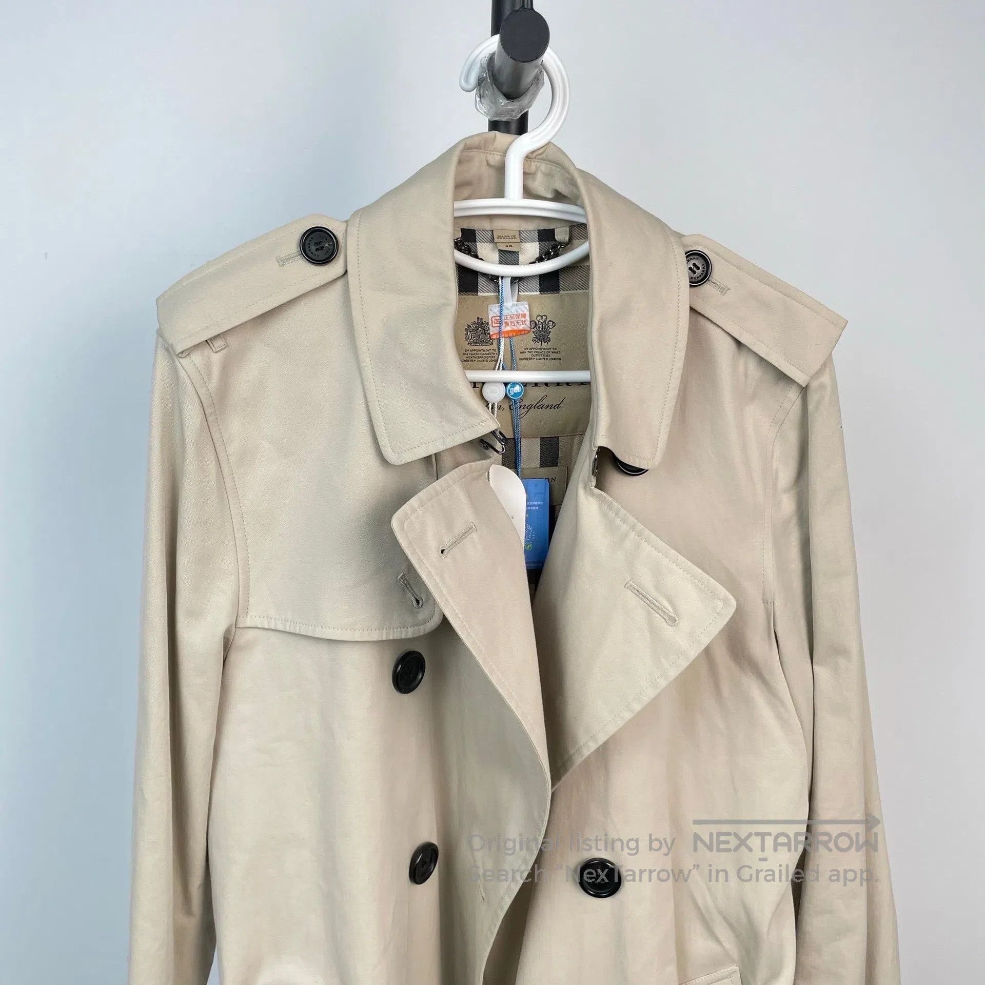 Burberry Burberry Double crown classic khaki double-breasted mid-le Size US M / EU 48-50 / 2 - 8 Thumbnail