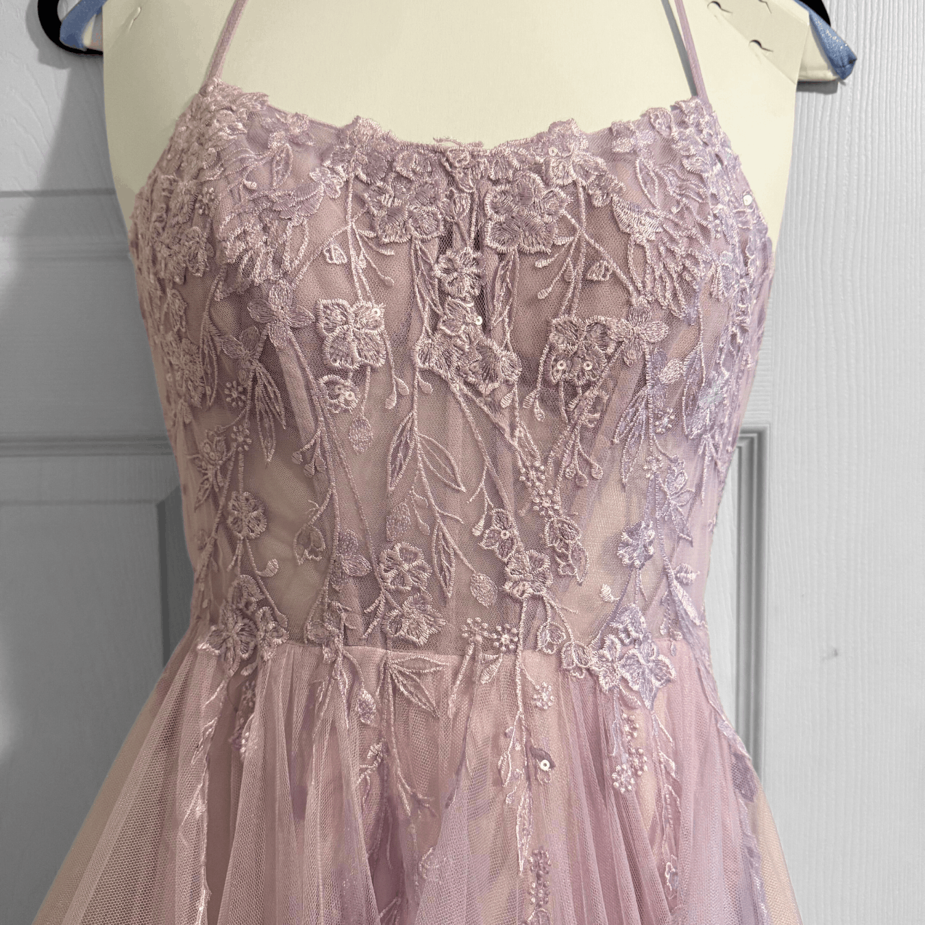 Designer JJ's House Ball-Gown/Princess Square Neck Tulle Prom Size L / US 10 / IT 46 - 7 Thumbnail