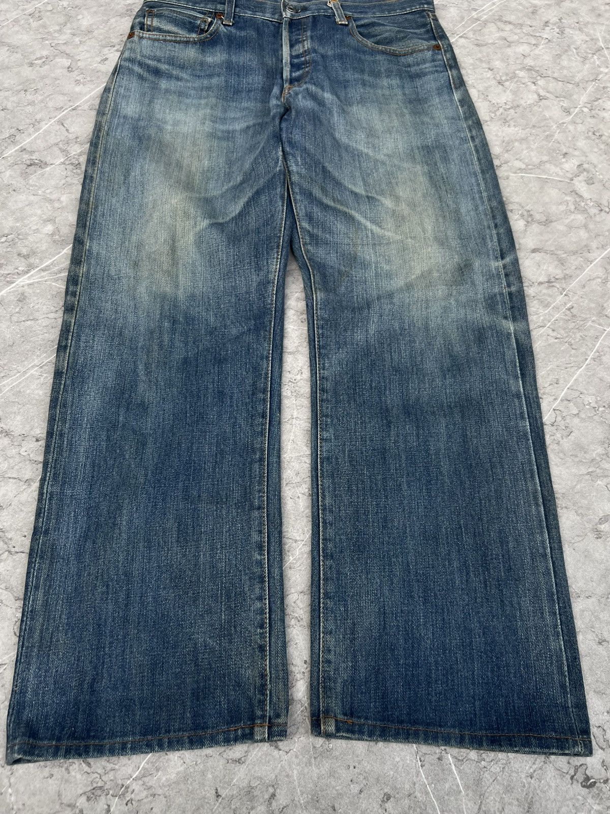 Levi's Vintage Clothing Vintage Levis 501xx Big E Selvedge Size US 32 / EU 48 - 5 Thumbnail