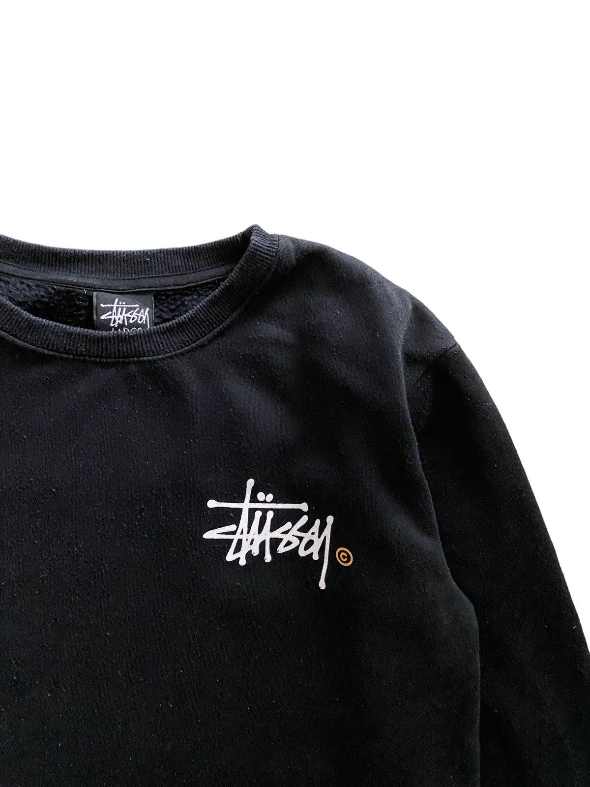 Stussy × Vintage VTG Stussy Sweatshirt Big logo made in Mexico Size US L / EU 52-54 / 3 - 5 Thumbnail