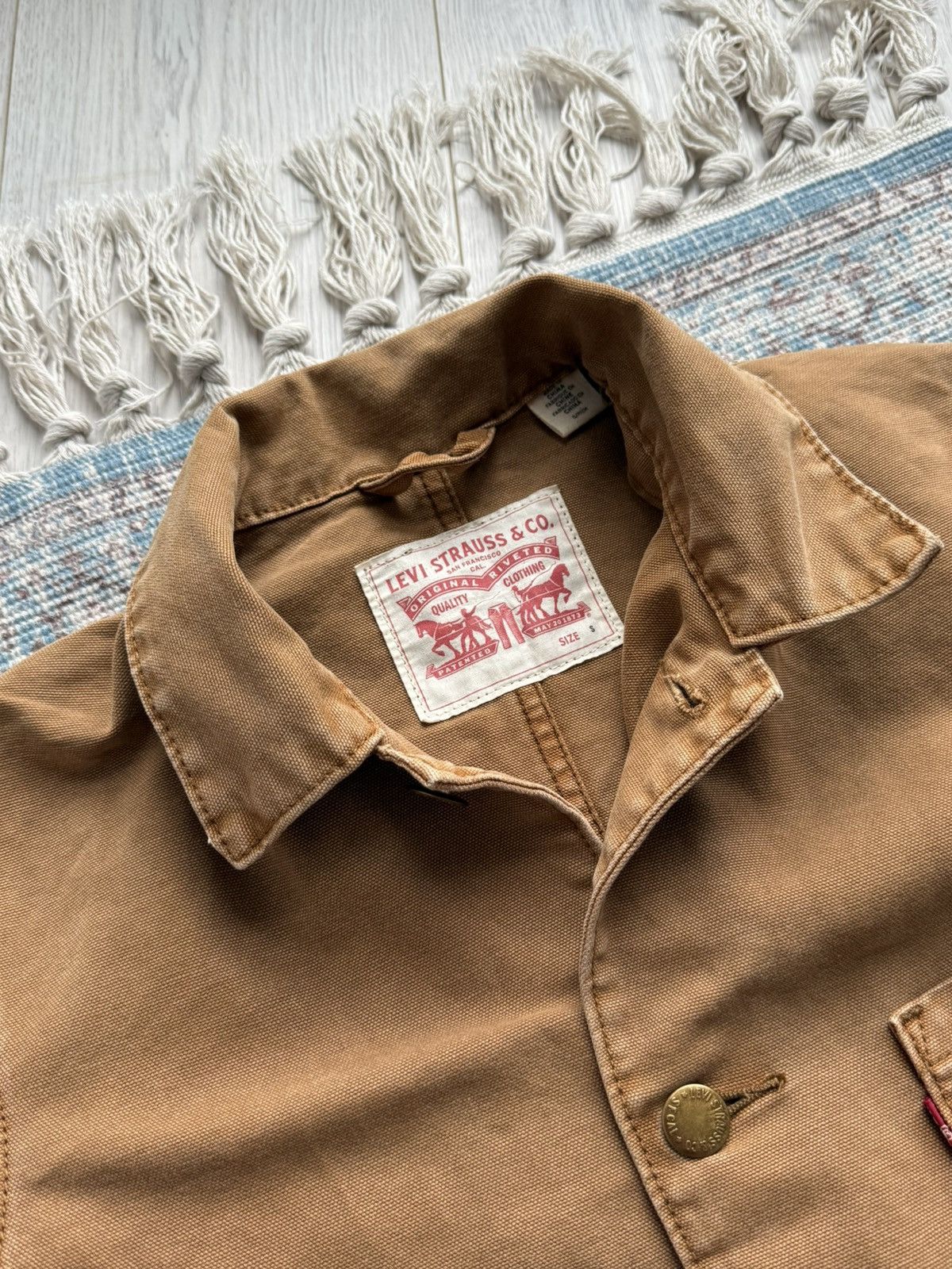 Levi's Levi’s Engineer Chore Canvas Worker Jacket Men Size US S / EU 44-46 / 1 - 7 Thumbnail