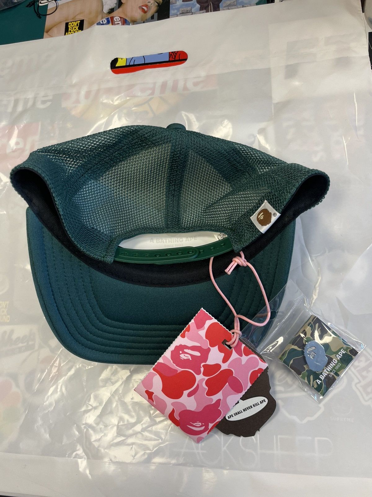 Bape Bape Baby Milo Trucker Hat Size ONE SIZE - 3 Thumbnail