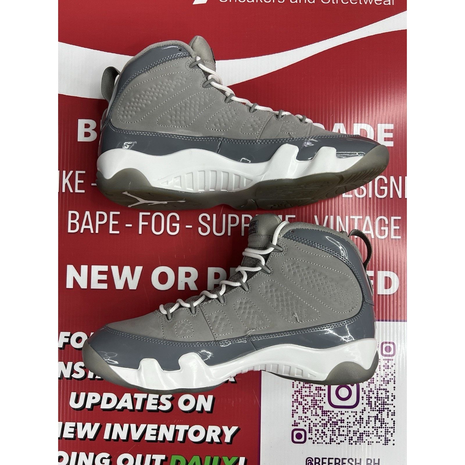 Jordan Brand Air Jordan 9 Retro Cool Grey (2025) Size 11 (HV4794-011) Size US 11 / EU 44 - 3 Thumbnail