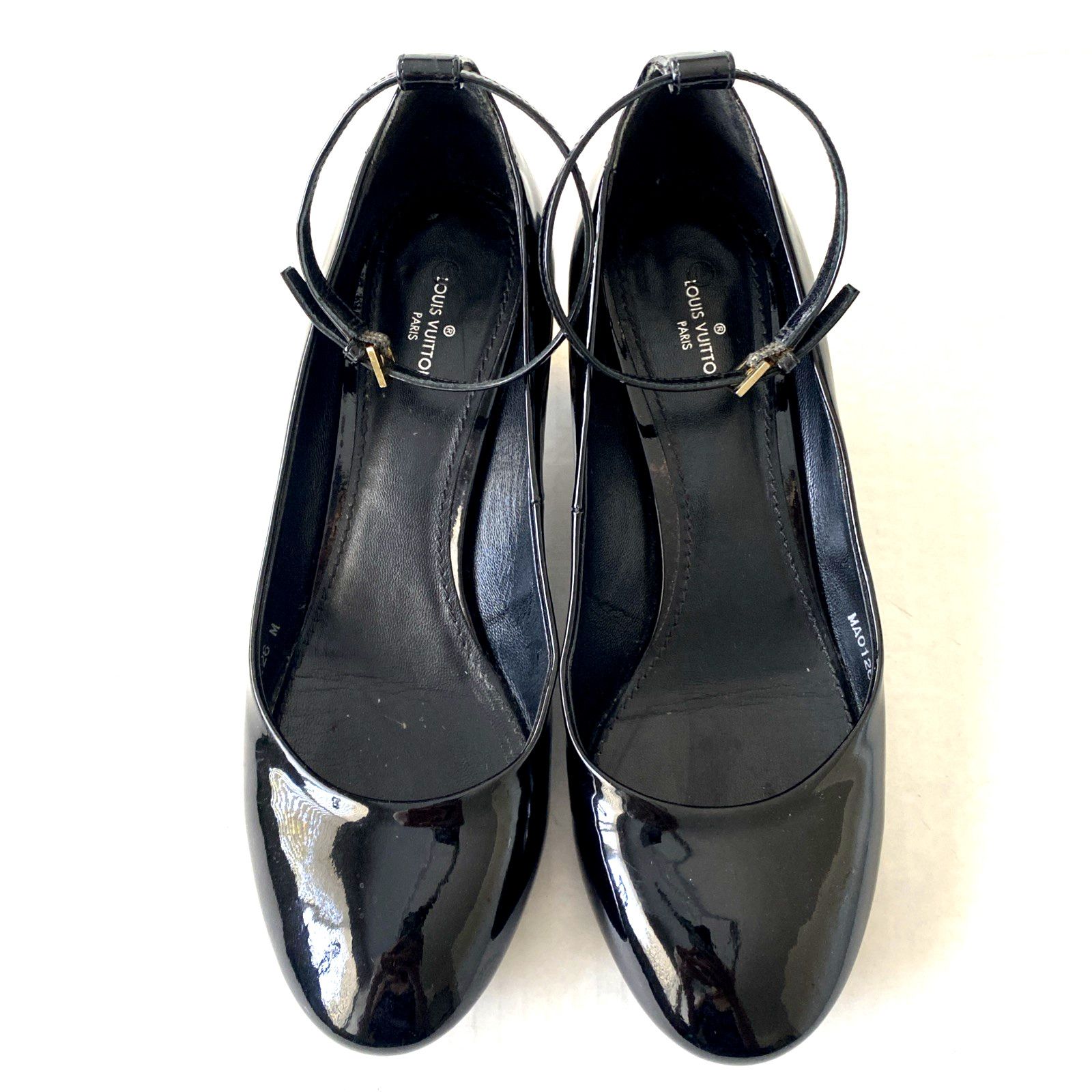 Louis Vuitton Louis Vuitton Night Bloom Pump Black Ankle Strap Flower Heel Size US 8 / IT 38 - 4 Thumbnail