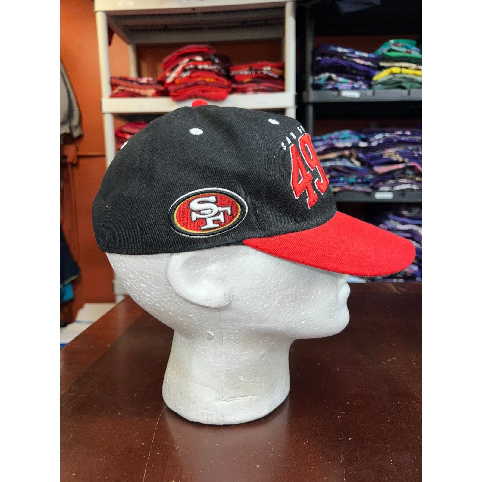 NFL San Francisco 49ers Hat NFL Team Apparel Snapback Stained Size ONE SIZE - 6 Thumbnail