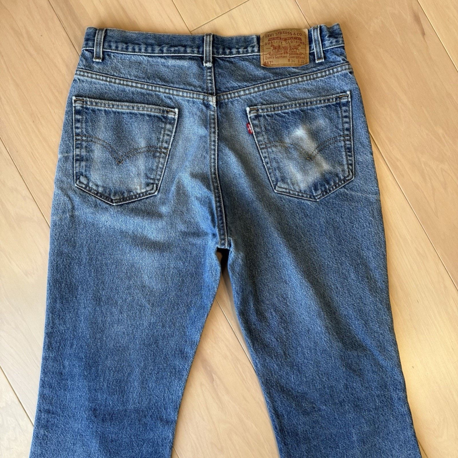 Levi's × Vintage Vintage Levis 517 Jeans 34 Blue 80s Denim Made in USA Size US 34 / EU 50 - 7 Thumbnail