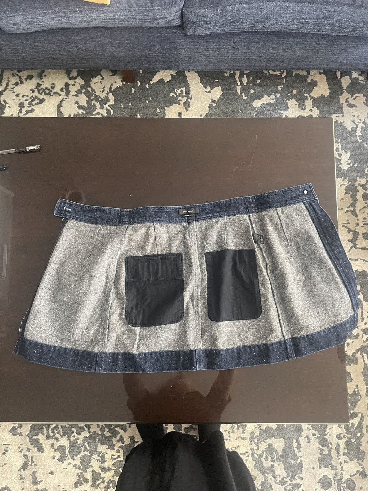 Isabel Marant Isabel Marant Zip-up Jean Mini Skirt Size 24" / US 00 / IT 34 - 4 Thumbnail