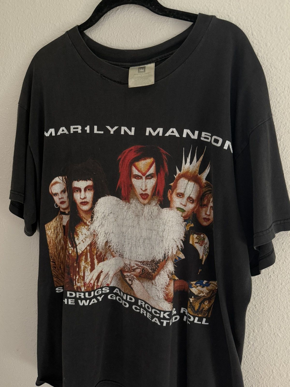 Vintage Marylin Manson “Rock is Dead ‘99 “Tour Tee Size US L / EU 52-54 / 3 - 1 Thumbnail