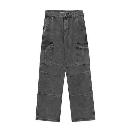 Designer × Japanese Brand × Vintage baggy distressed faded cargo jeans Size US 30 / EU 46 - 2 Thumbnail