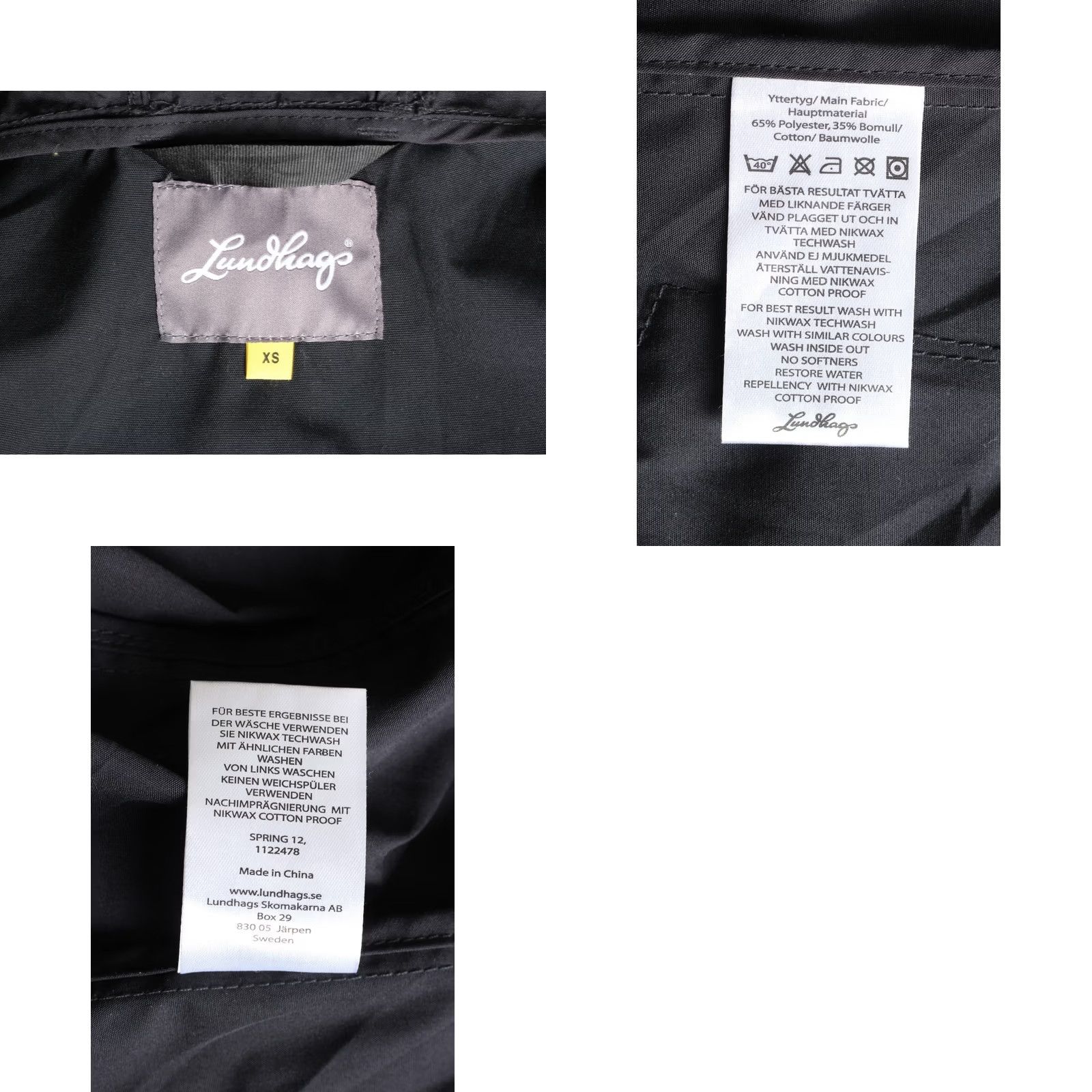 Vintage LUNDHAGS Spring12 Jacket Women XS Hooded Outdoor Hiking MJ6539 Jacket Size XS / US 0-2 / IT 36-38 - 8 Thumbnail