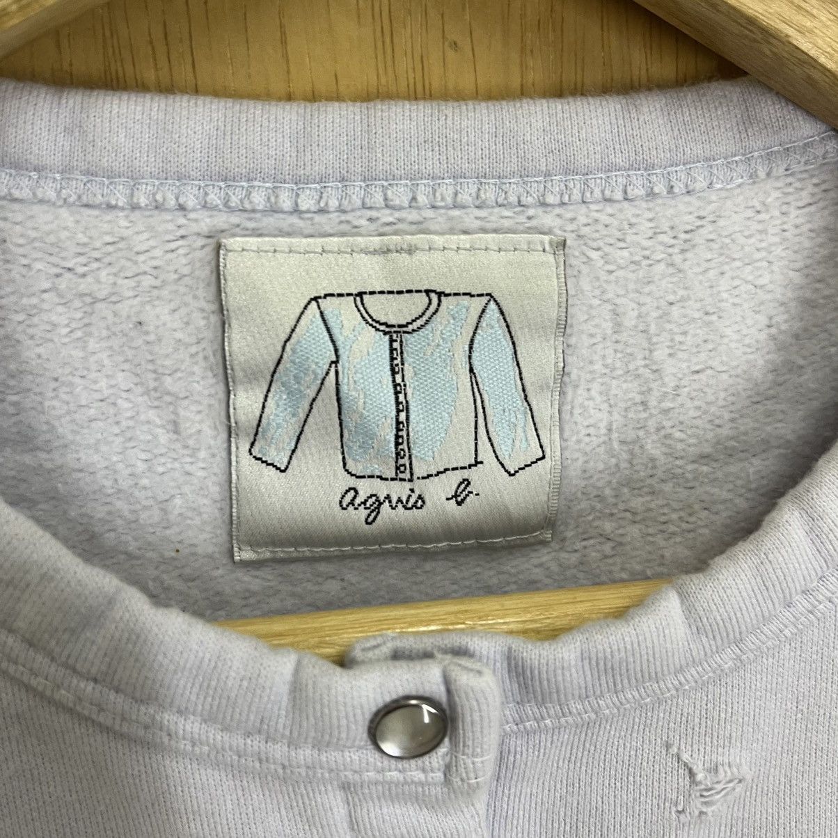 agnes b. Vintage 90s Agnes B Snap Button Up Cardigan Light Purple Size S / US 4 / IT 40 - 11 Thumbnail